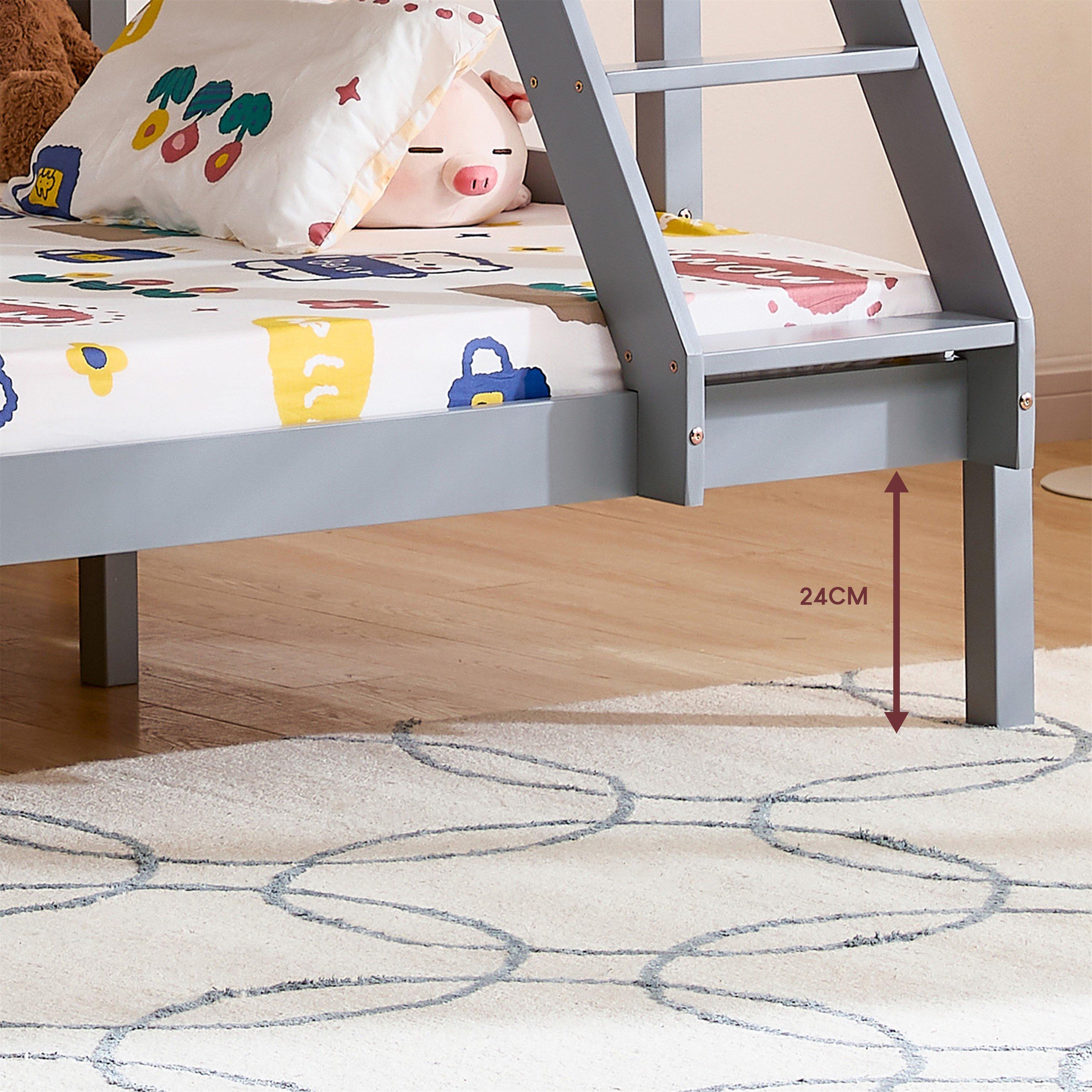 Grey - Lassic - Vida Designs Sydney Triple Sleeper Bunk Bed - 6