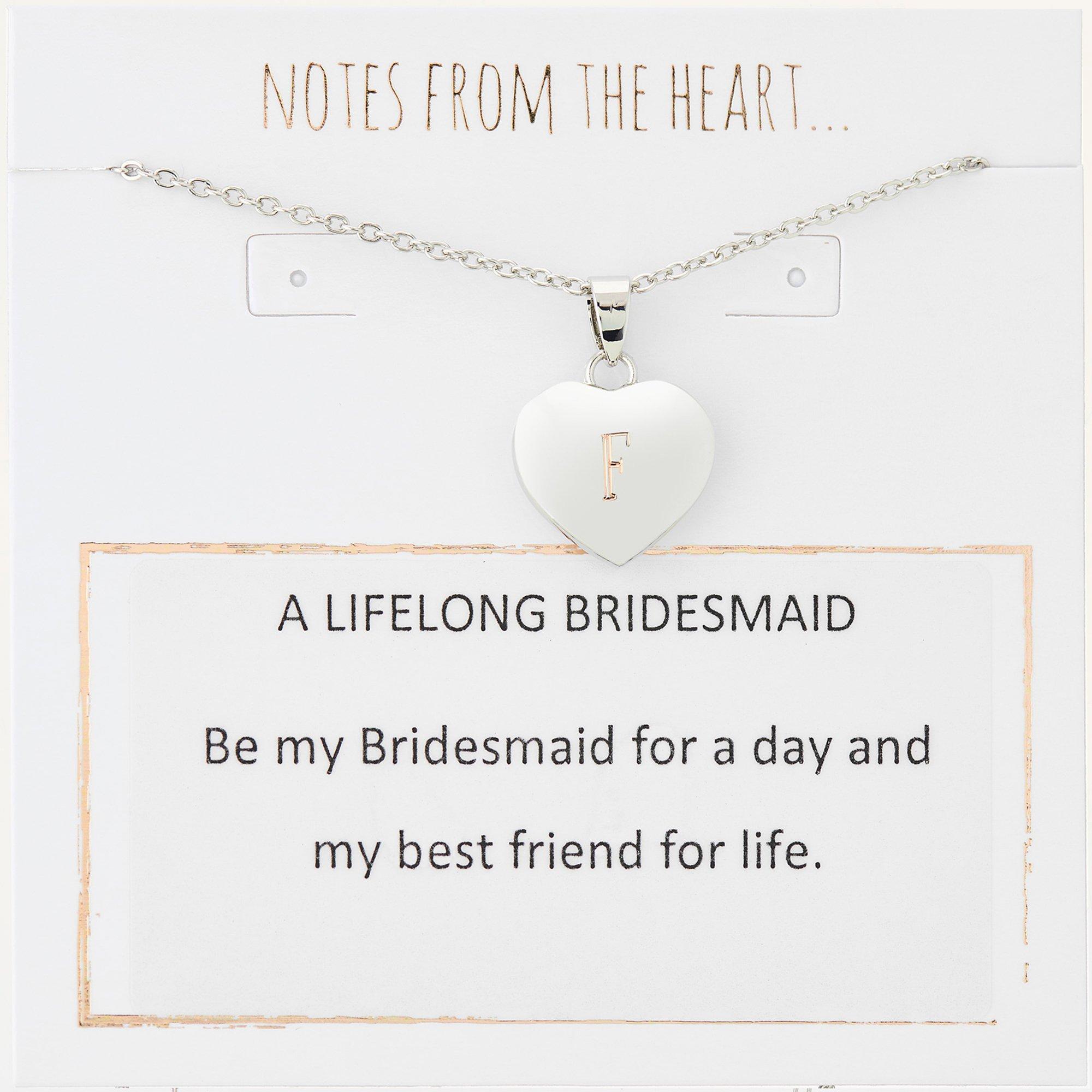 Notes From The Heart Women's Nfth - A Lifelong Bridesmaid - Silver