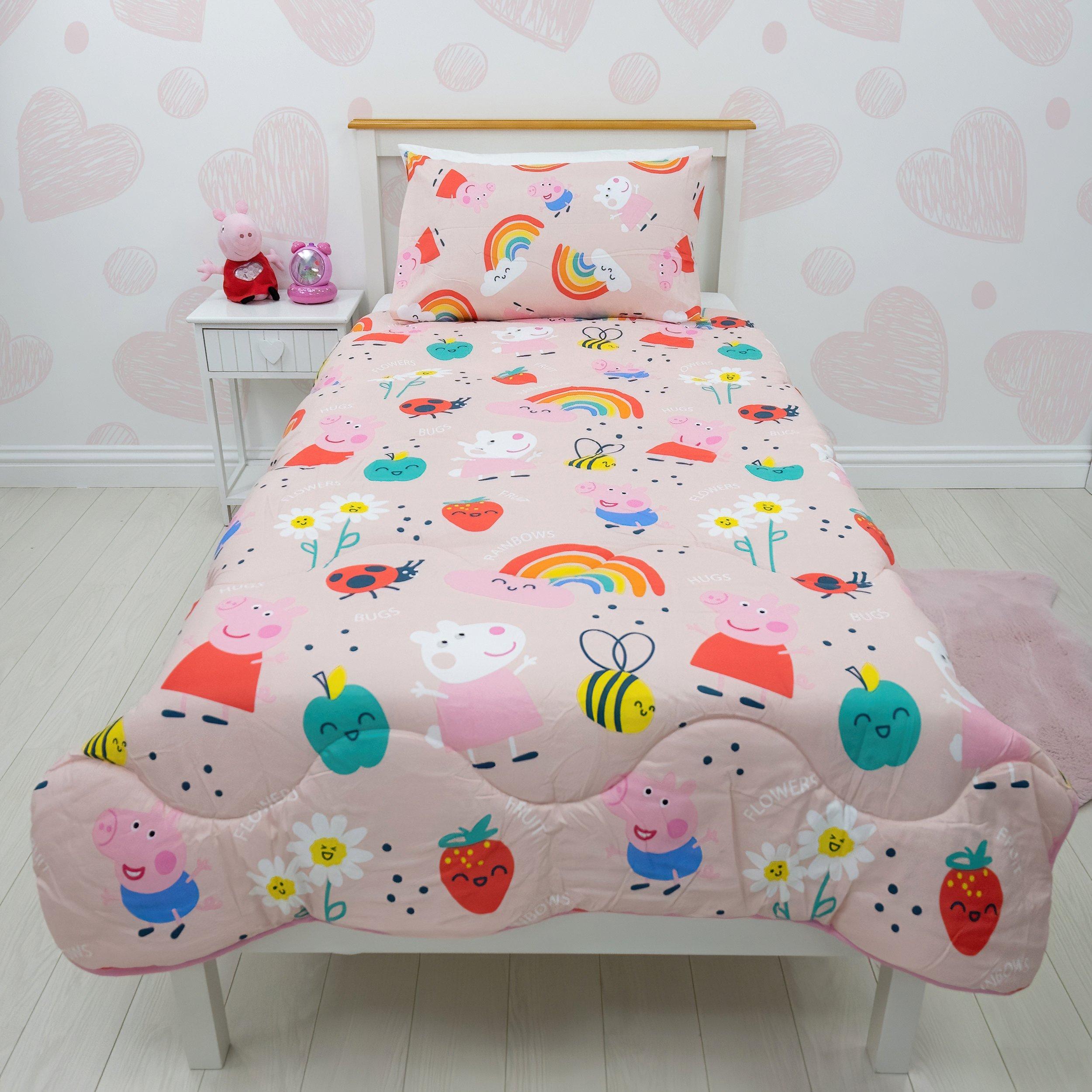 None - Peppa Pig - 4.5 Tog Single Coverless Quilt - 1
