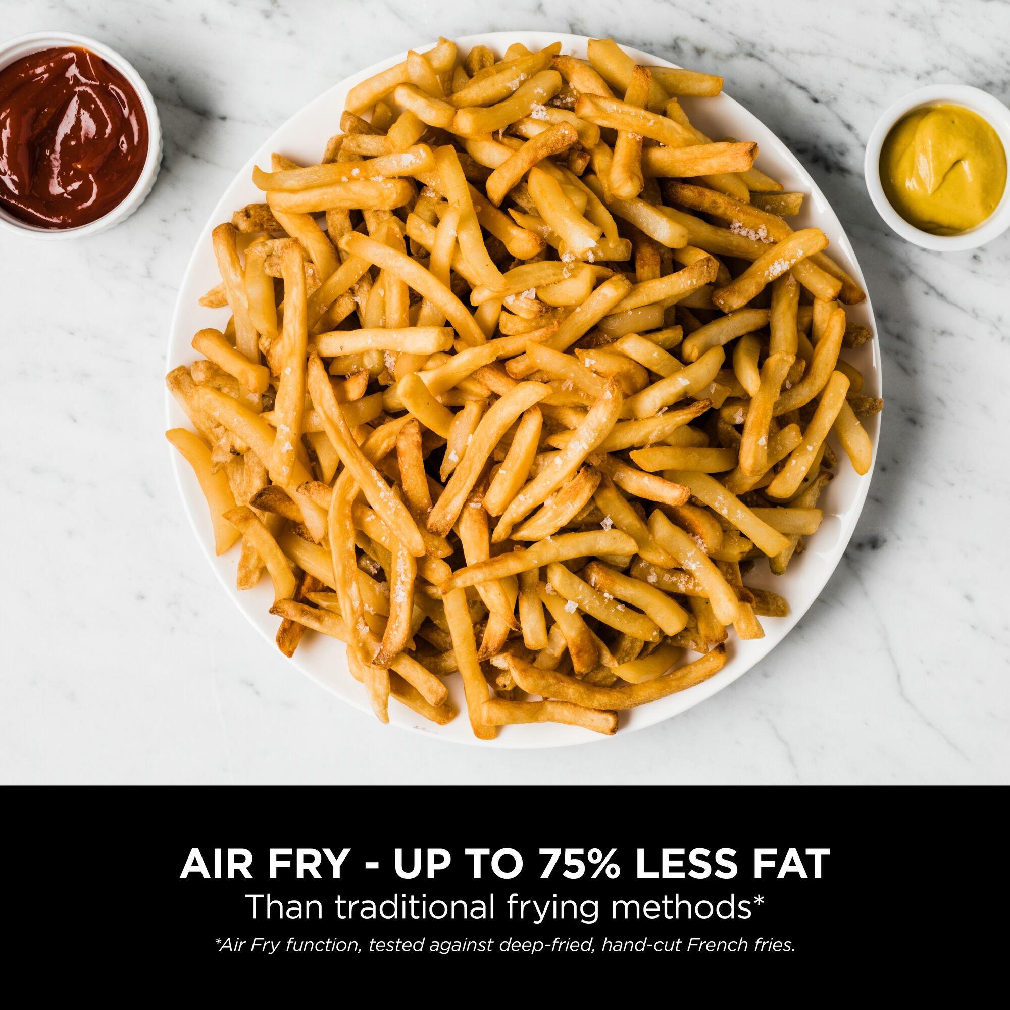 Black - Ninja - Foodi 4-in-1 Dual Zone Air Fryer 7.6L AF200UK - 12