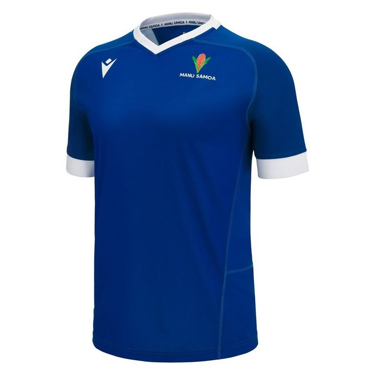 Bleu - Macron - Samoa 23/24 Home Rugby Field shirt - 1