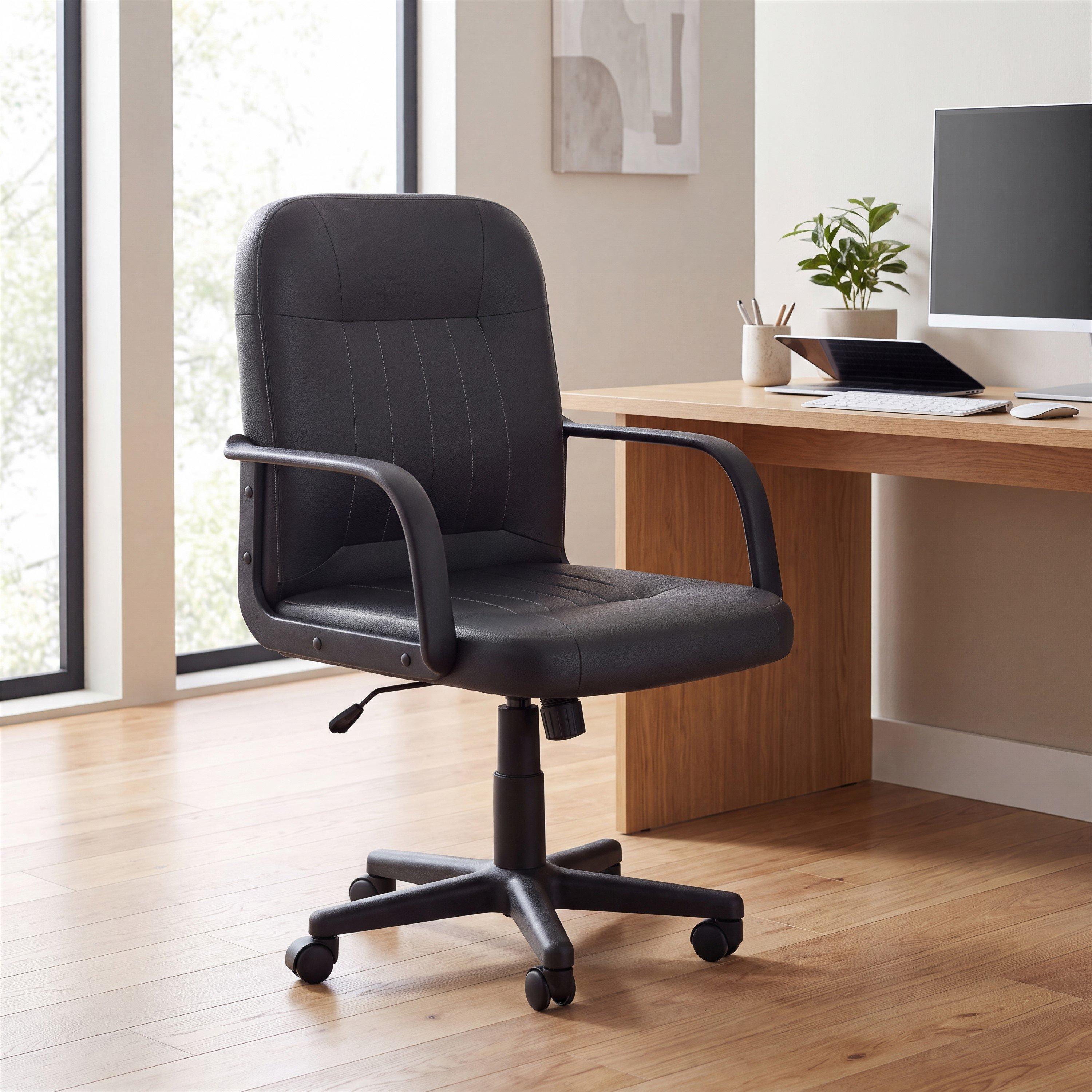Black - Lassic - Vida Designs Morton Office Chair UKFR - 1