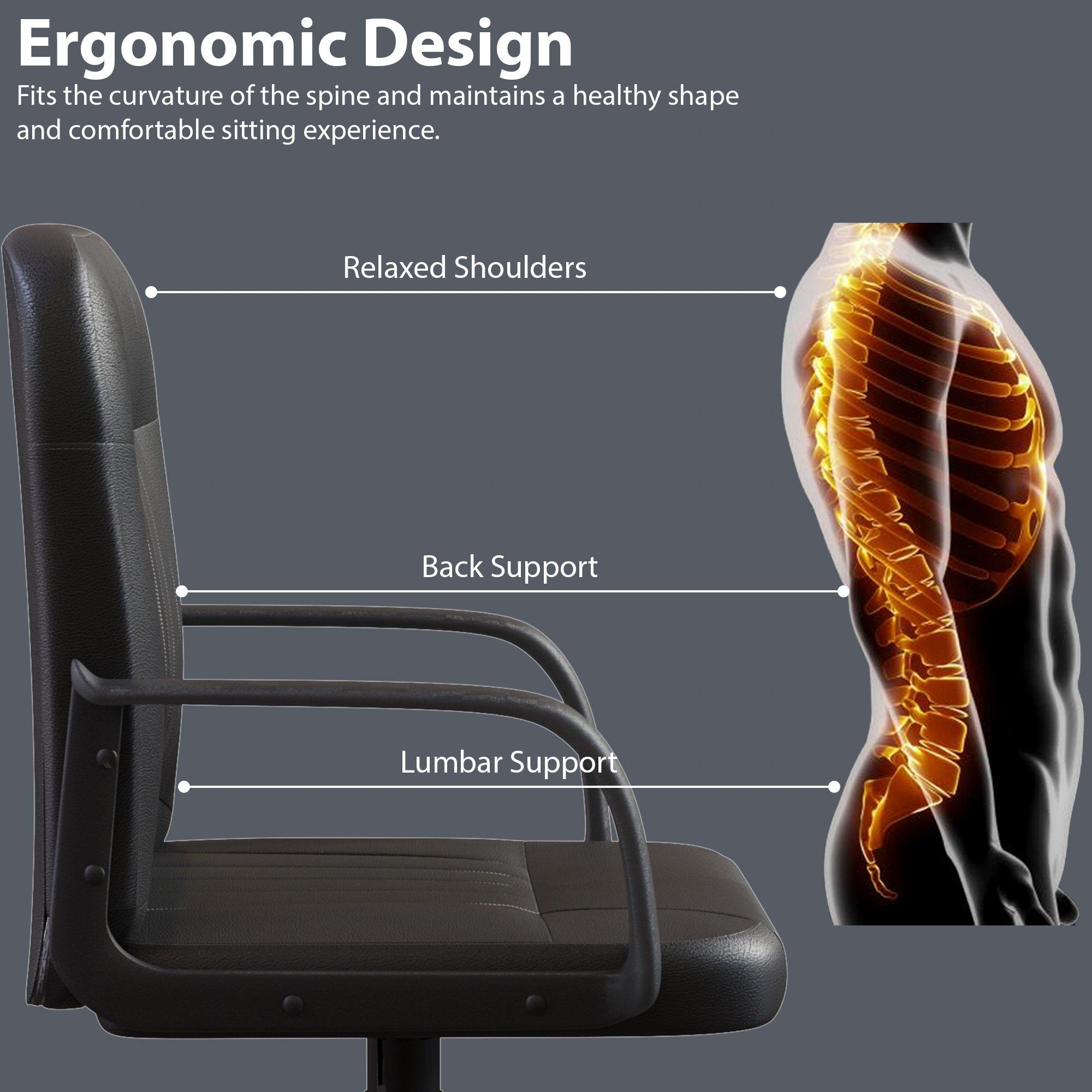 Black - Lassic - Vida Designs Morton Office Chair UKFR - 5