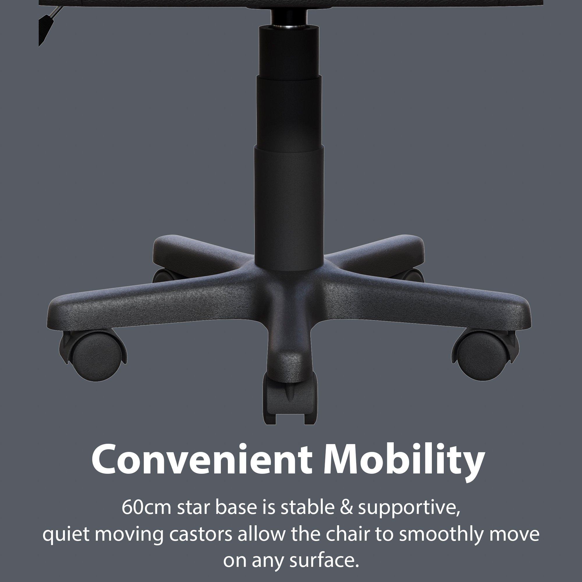 Black - Lassic - Vida Designs Morton Office Chair UKFR - 6