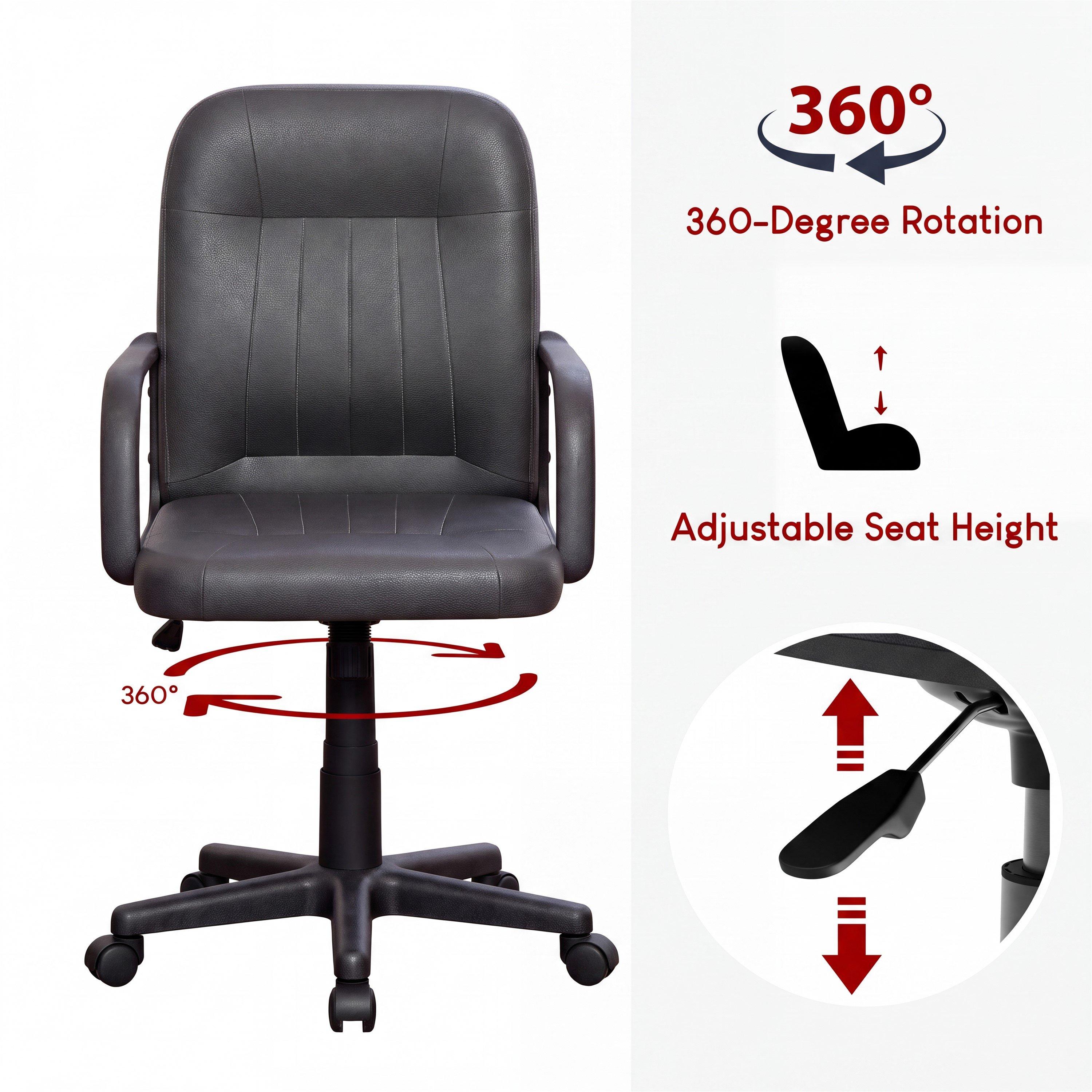 Black - Lassic - Vida Designs Morton Office Chair UKFR - 8