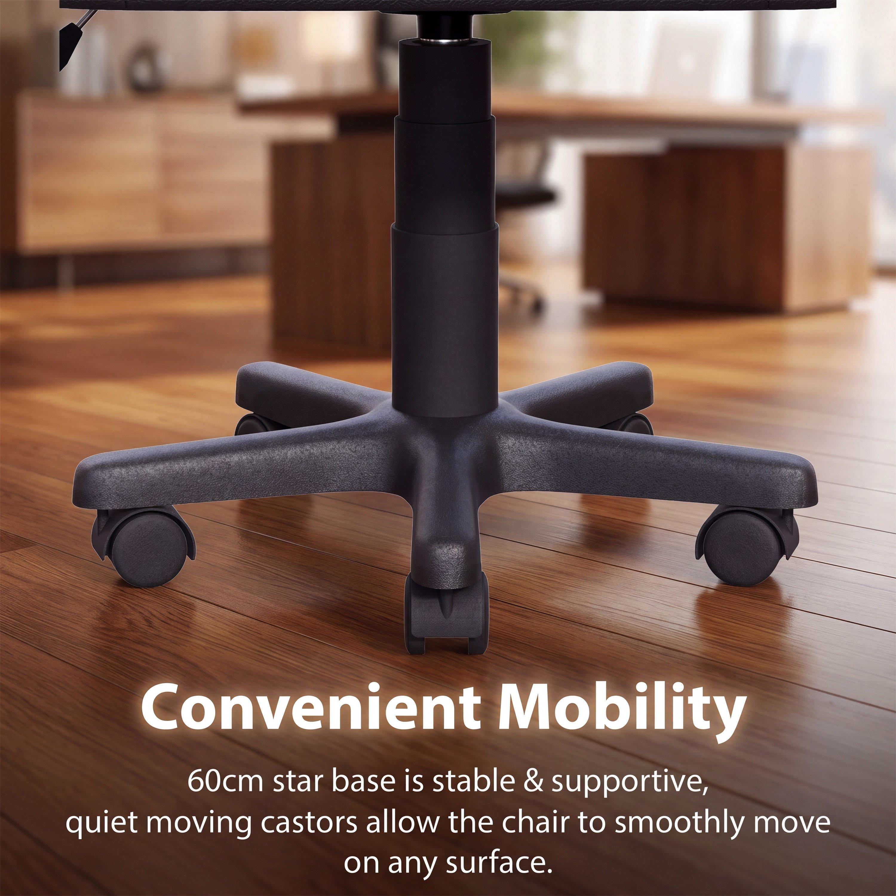 Black - Lassic - Vida Designs Morton Office Chair UKFR - 10