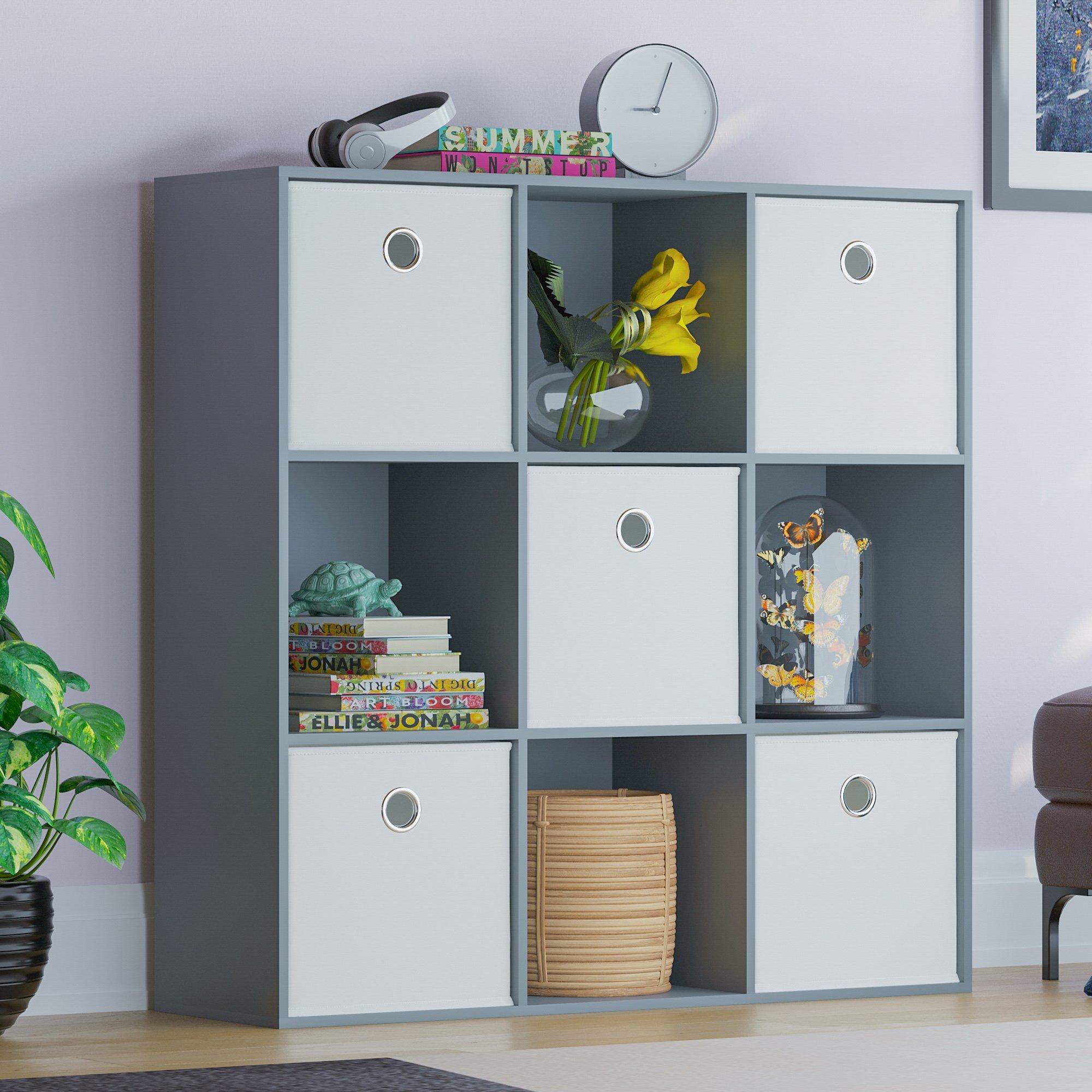 Lassic 3x3 Cube Storage Unit (G) + Set of 5 Storage Cubes | FRASERS