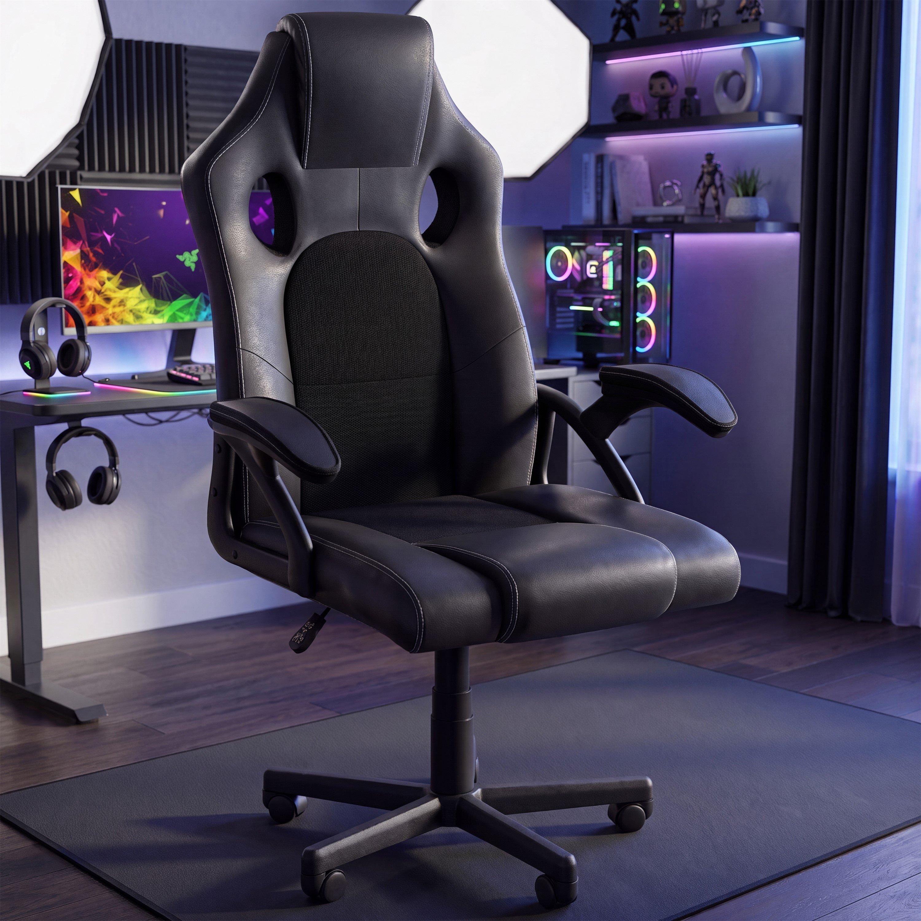 Black - Lassic - Vida Designs Coma Racing Gaming Chair UKFR - 1