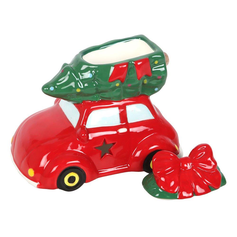 Red - Something Different - Car with Christmas Tree Oil Burner - 3