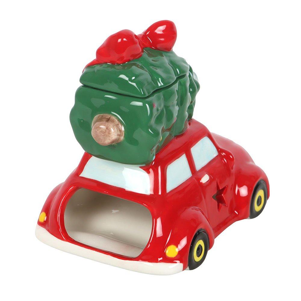 Red - Something Different - Car with Christmas Tree Oil Burner - 4