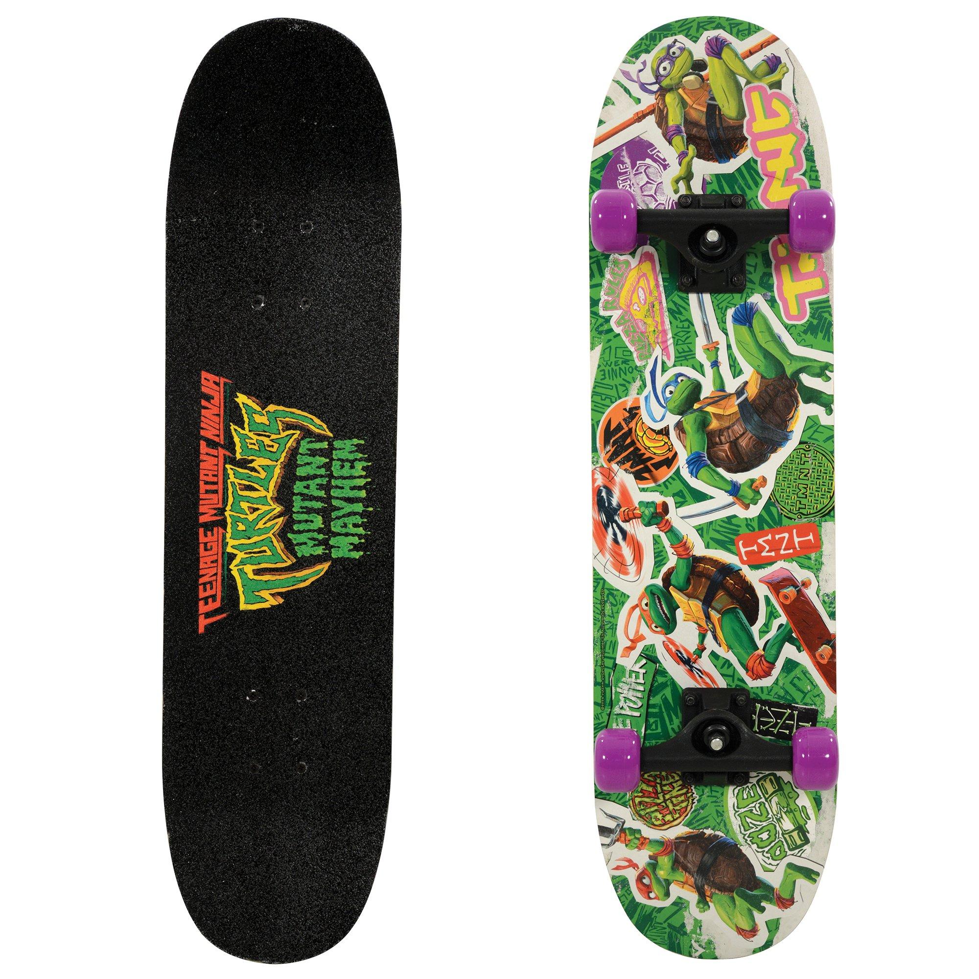 Multicoloured - Teenage Mutant Ninja Turtles - Turtles Wooden Skateboard - 79cm x 20cm - 1
