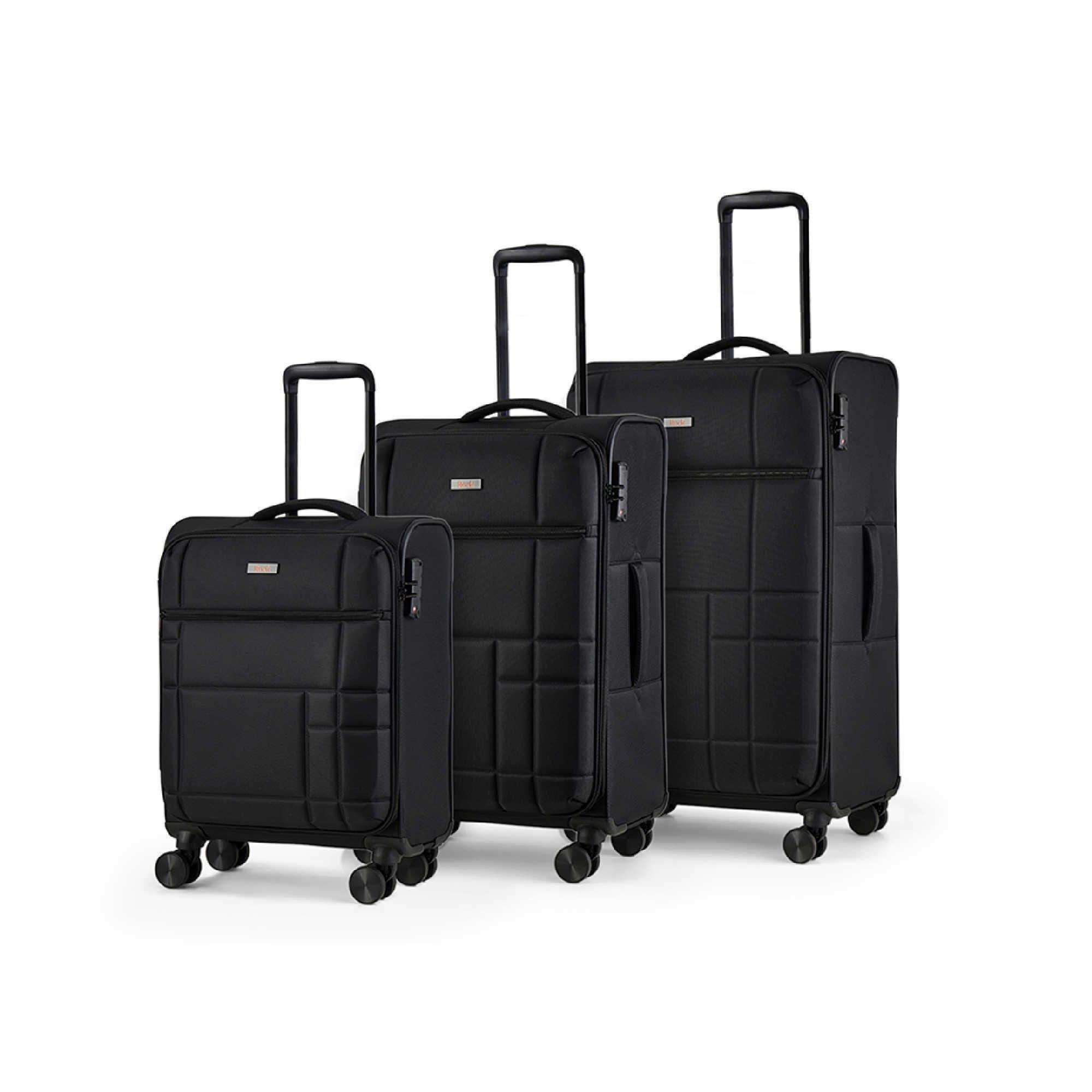 Black - Rock - Rock Tokyo Suitcase Black - 1