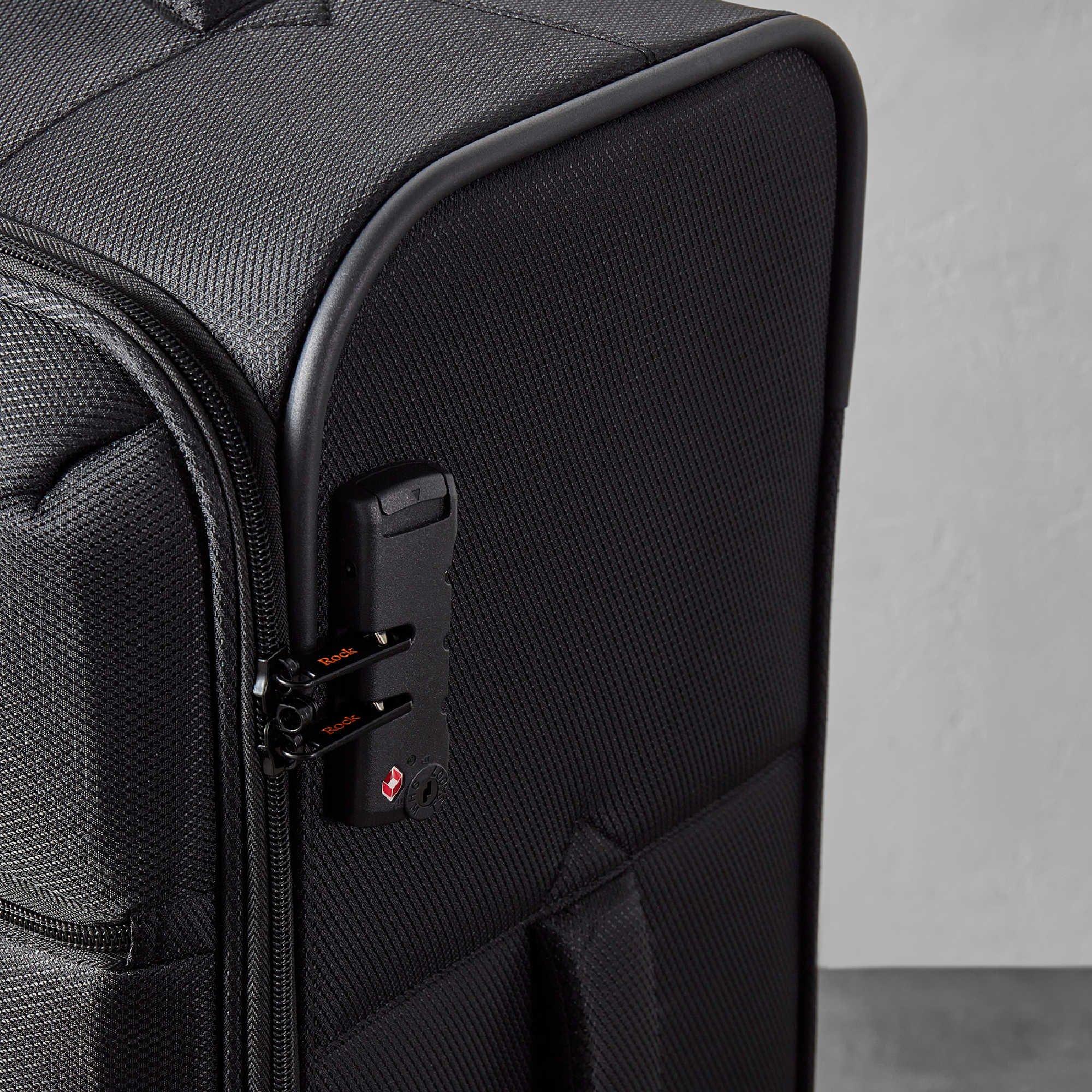 Black - Rock - Rock Tokyo Suitcase Black - 5