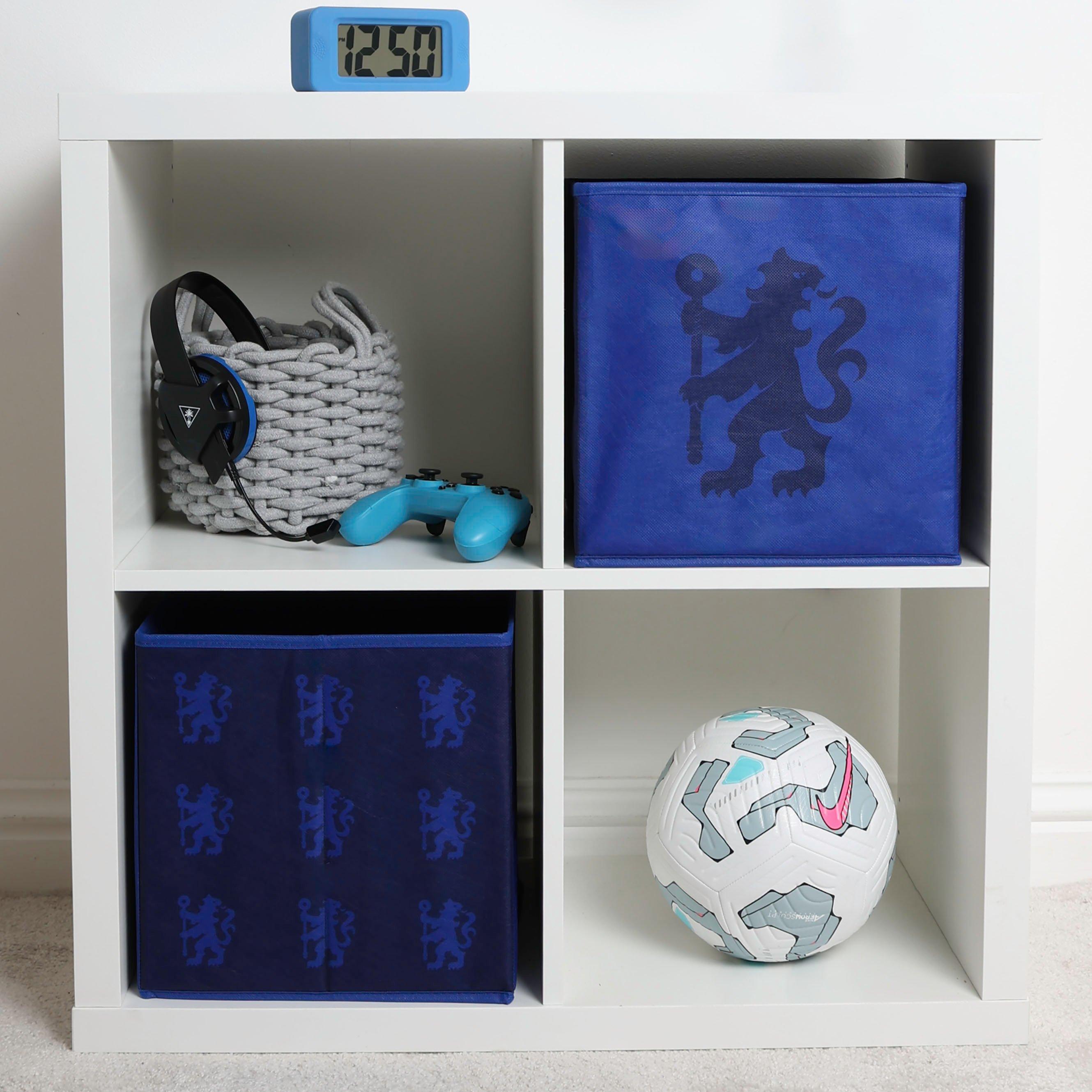Blue - Chelsea FC - Chelsea Geometric Storage Cubes 2 Pack - 4