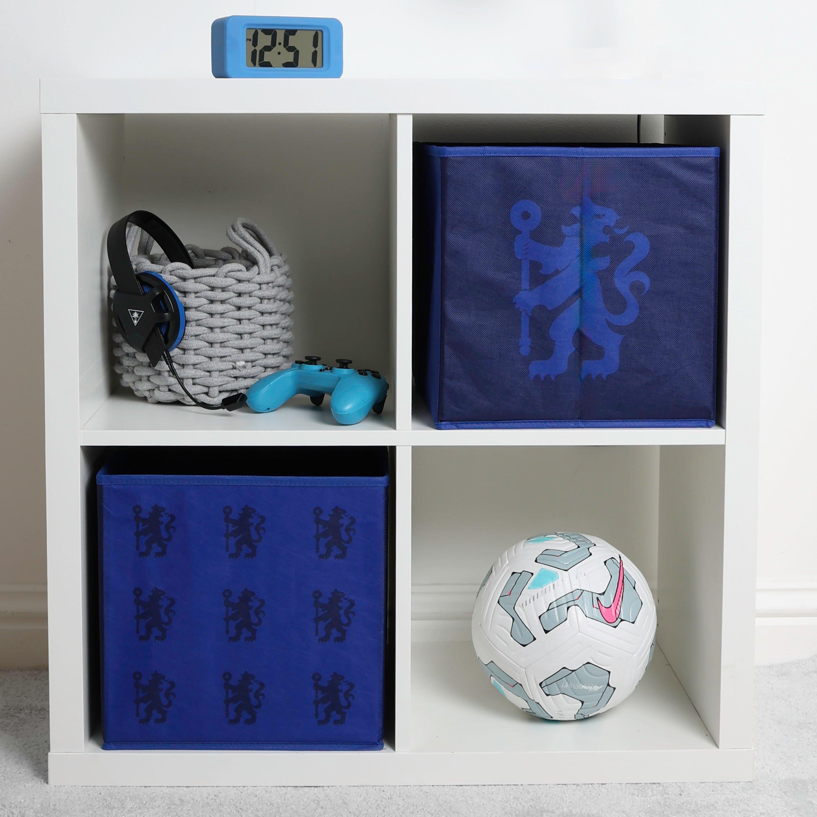 Blue - Chelsea FC - Chelsea Geometric Storage Cubes 2 Pack - 5