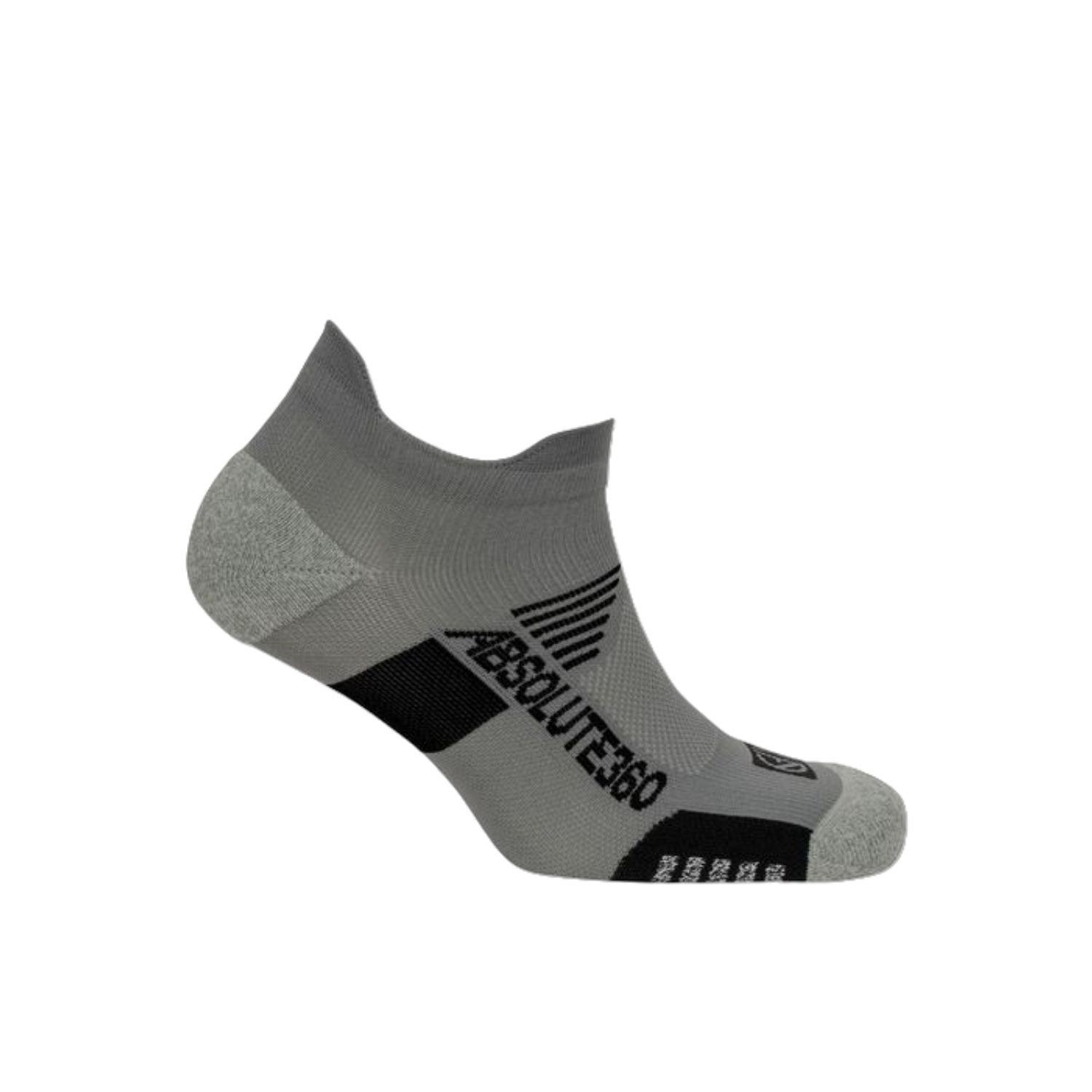 Neutral - Absolute 360 - Performance Running Socks: Low - Grey - 1