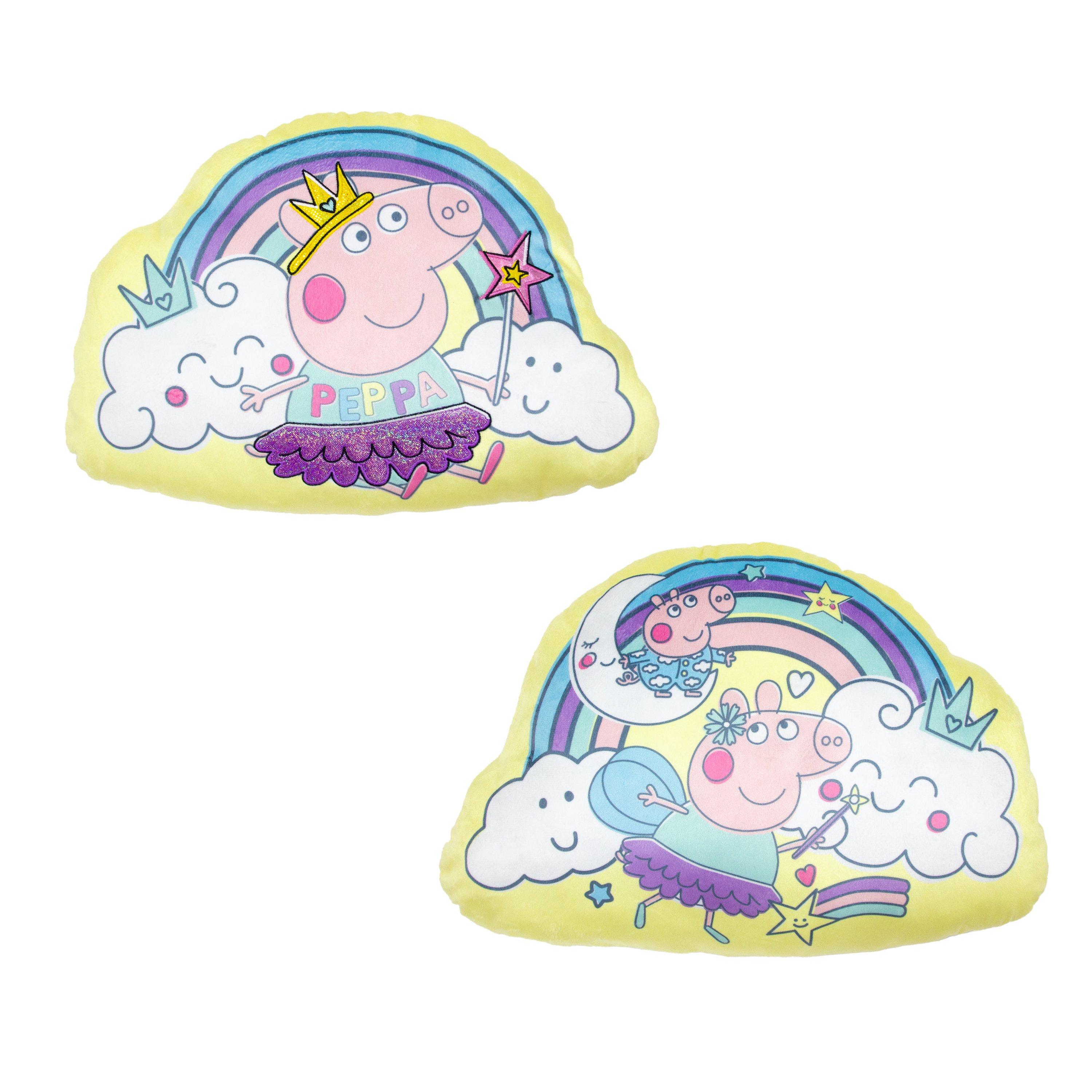 Peppa Pig  Kids Reversible Rainbow Cushion - 