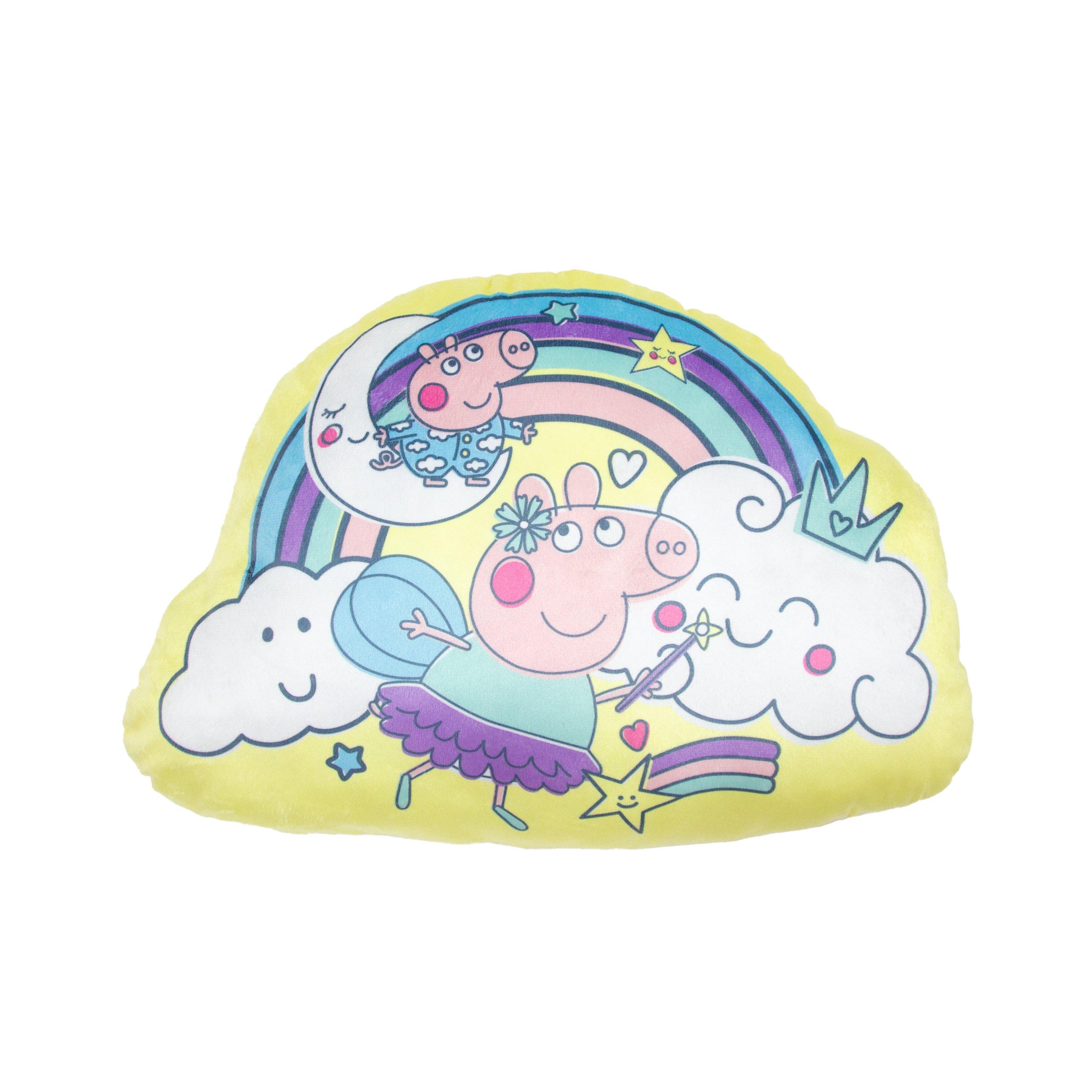 Multi - Peppa Pig - Peppa Pig Wand Shaped Cushion - 2