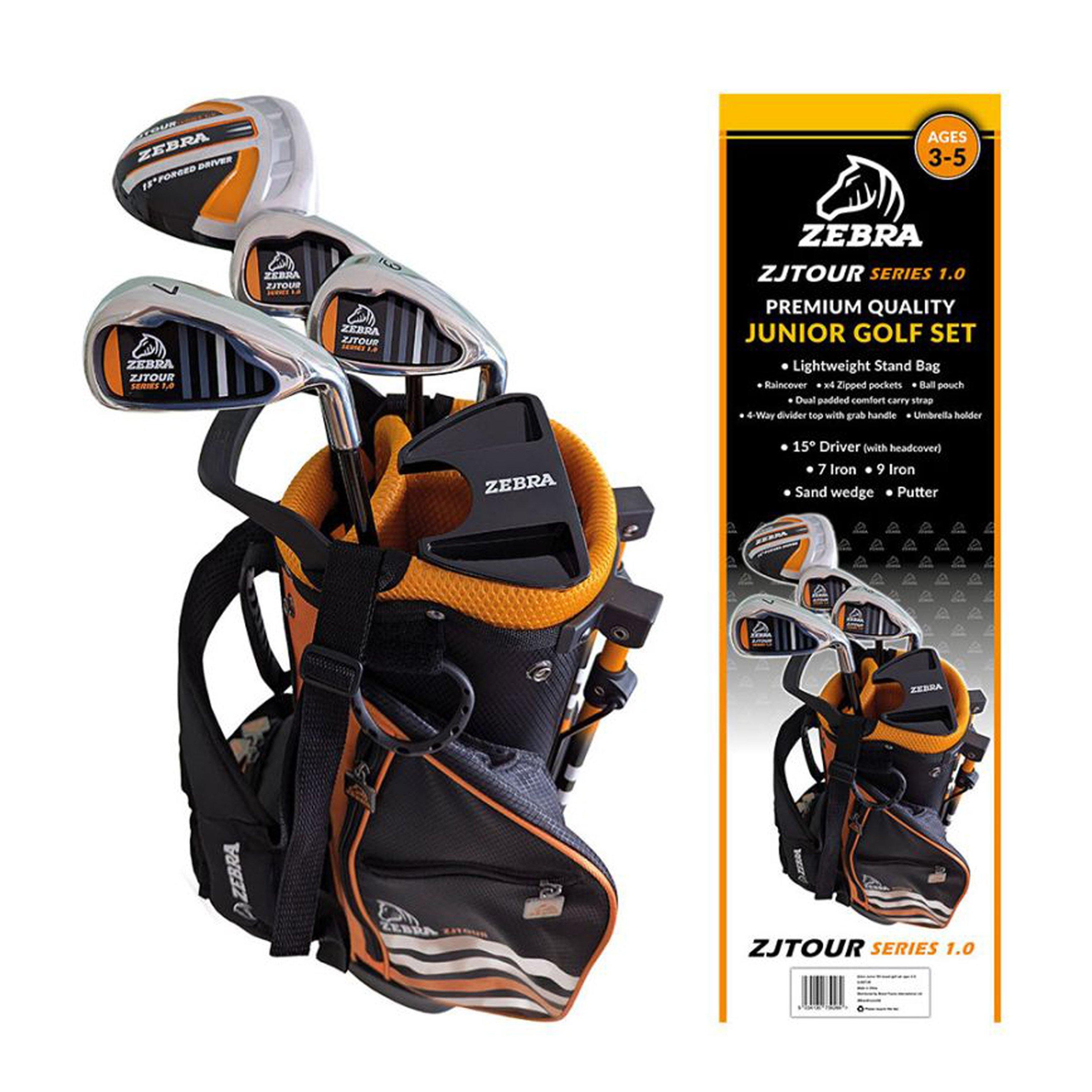 Zebra Zebra Junior Golf Sets (Right-Hand) - Black