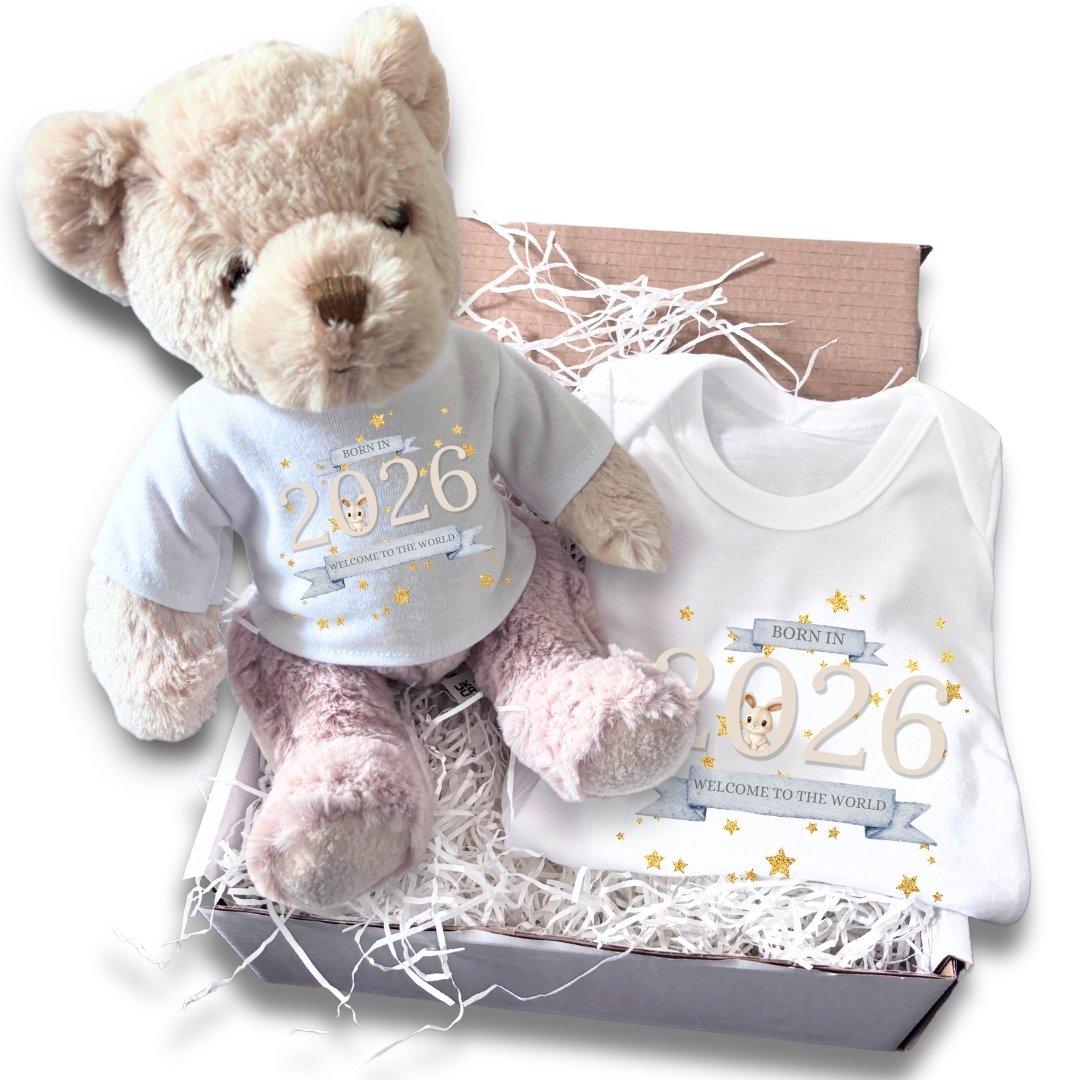 White - Aye Do Gifts - Welcome to the World 2026 Baby Gift Hamper - 7682 - 1