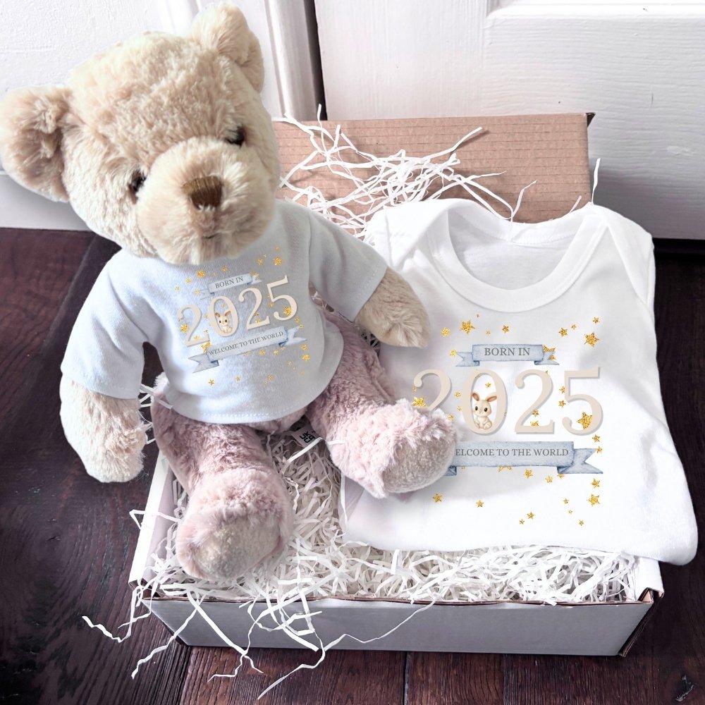 White - Aye Do Gifts - Welcome to the World 2025 Baby Gift Hamper - 7682 - 2