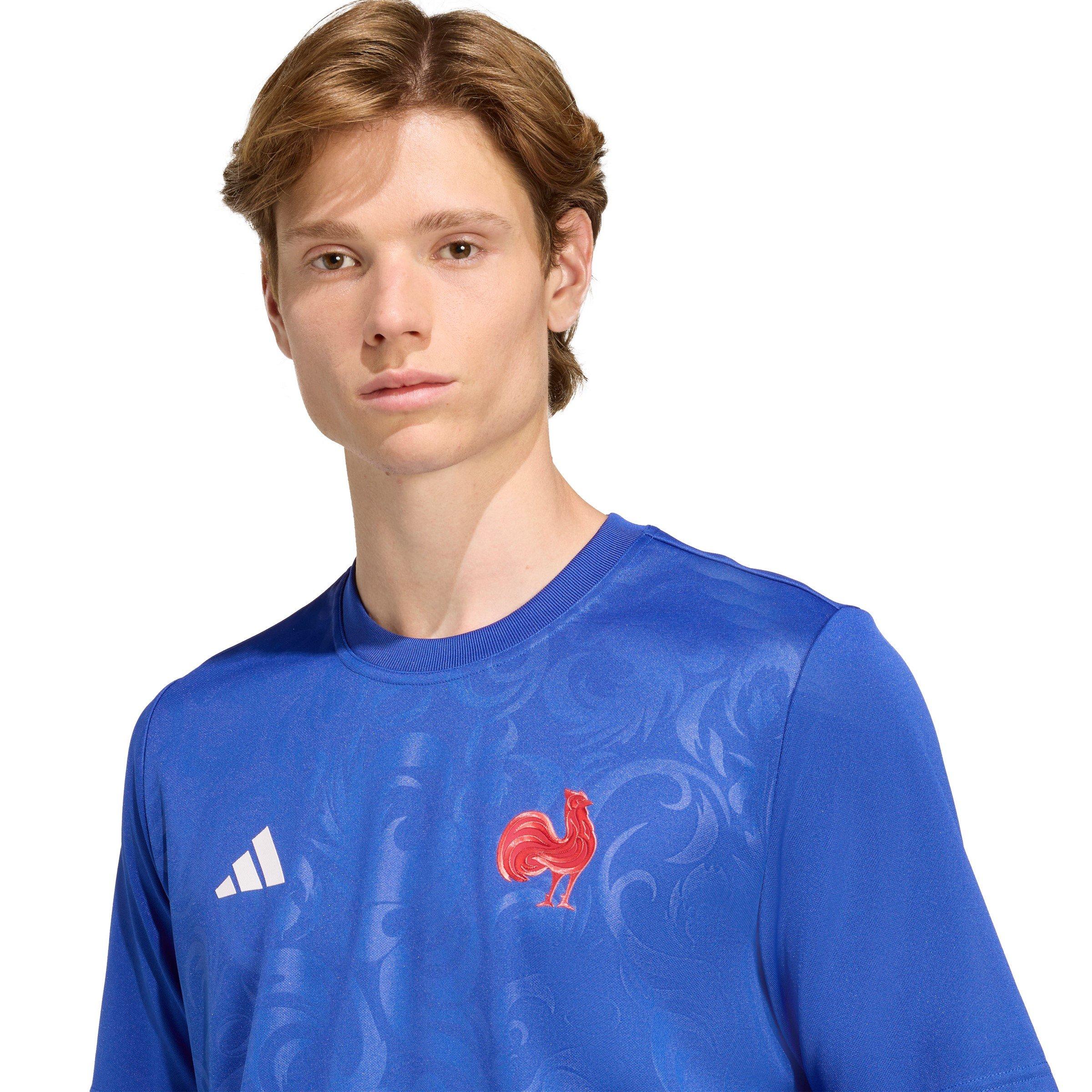 Team Ryl blau - adidas - France Rugby Supporter T-Shirt 2025 Adults - 6