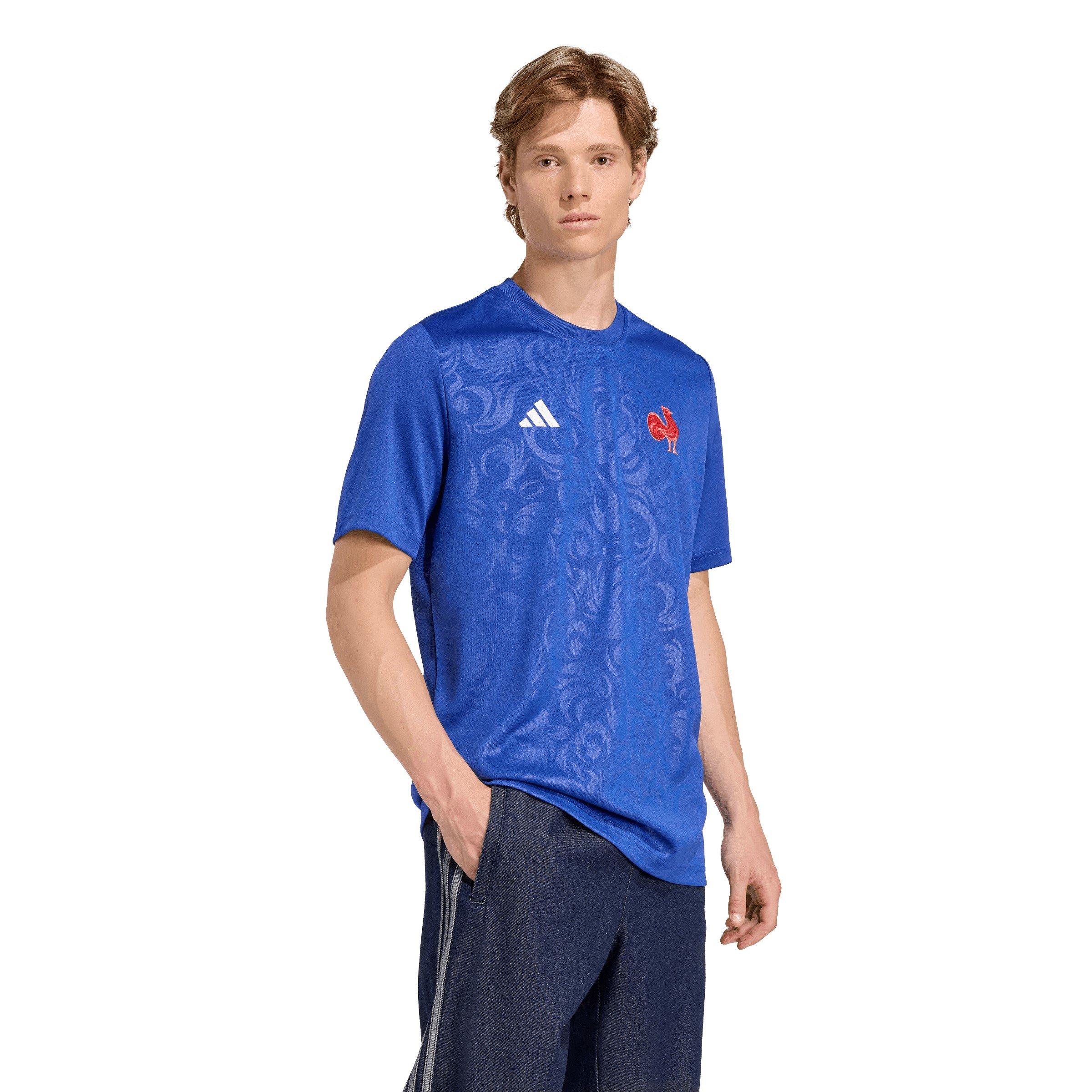 Team Ryl blau - adidas - France Rugby Supporter T-Shirt 2025 Adults - 7