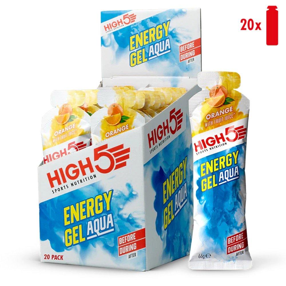 Orange - HIGH5 - High 5 Aqua Gel (20 Pack)