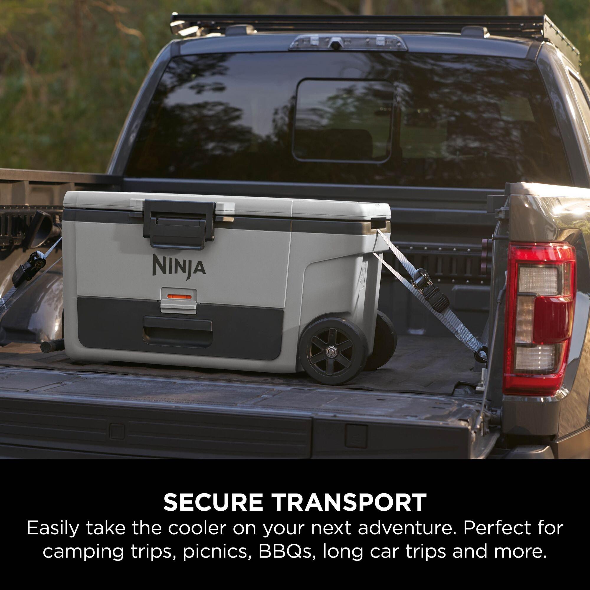 Slate Grey - Ninja - FrostVault 65QT/61L Wheeled Cooler with Dry Zone - 15