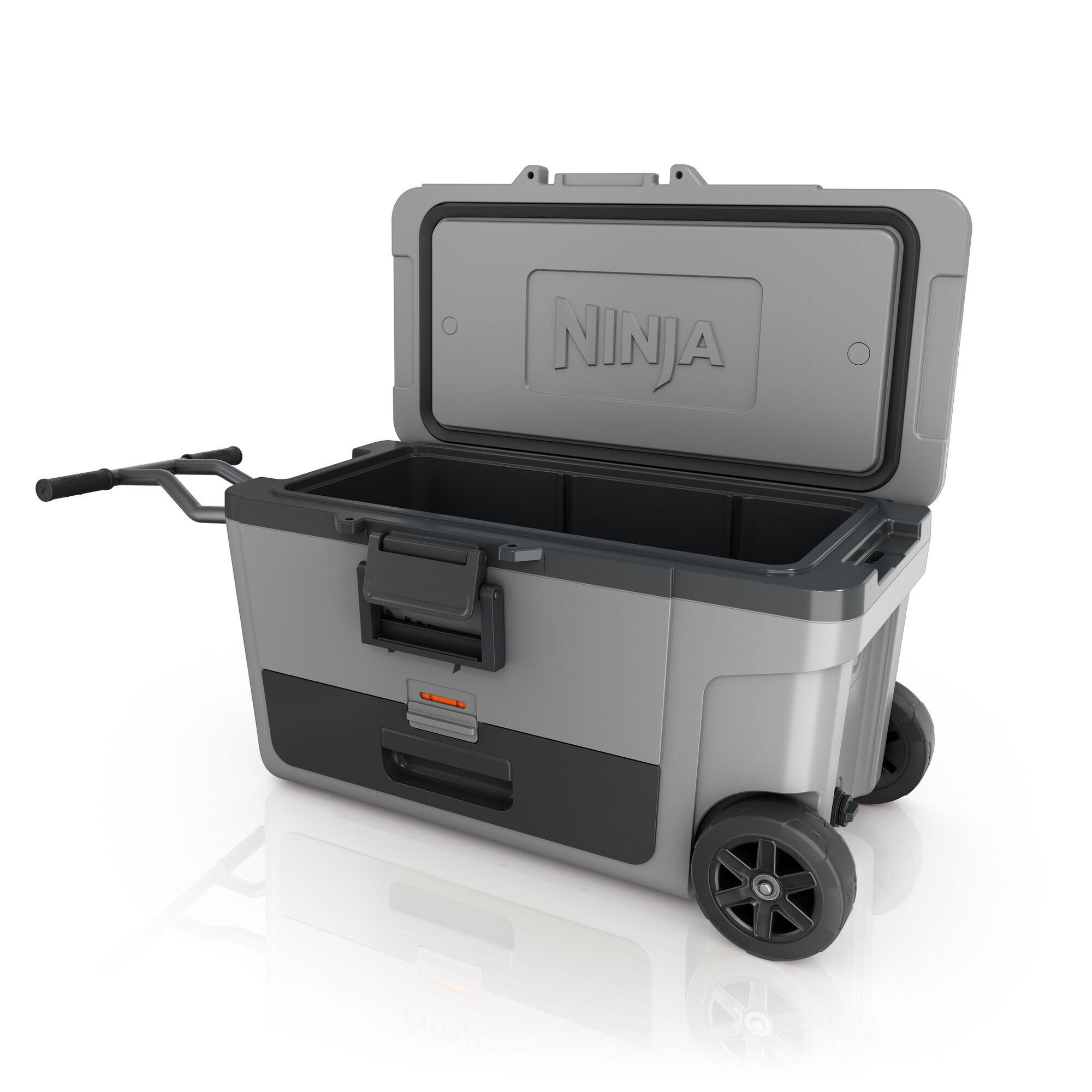 Slate Grey - Ninja - FrostVault 65QT/61L Wheeled Cooler with Dry Zone - 7
