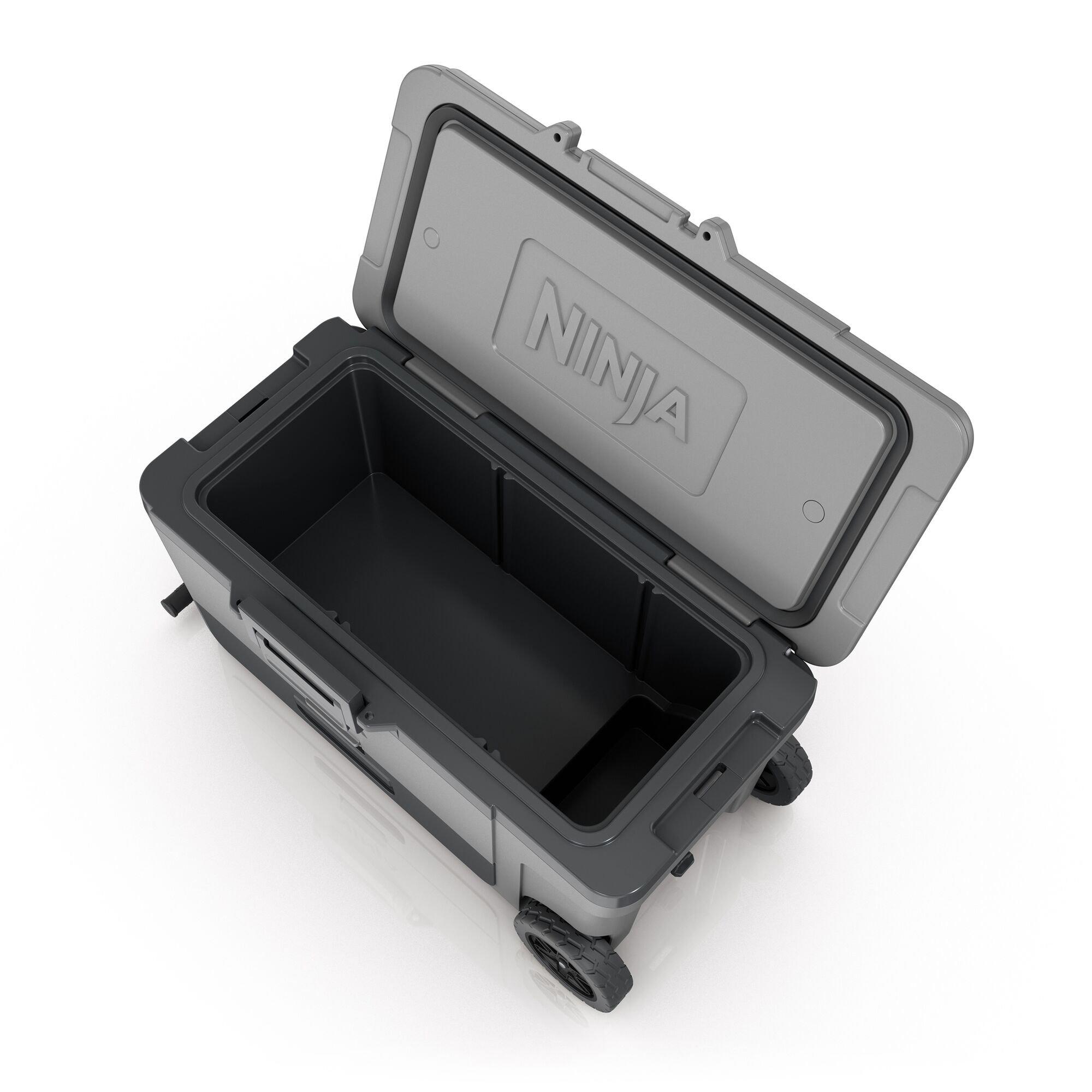 Slate Grey - Ninja - FrostVault 65QT/61L Wheeled Cooler with Dry Zone - 8