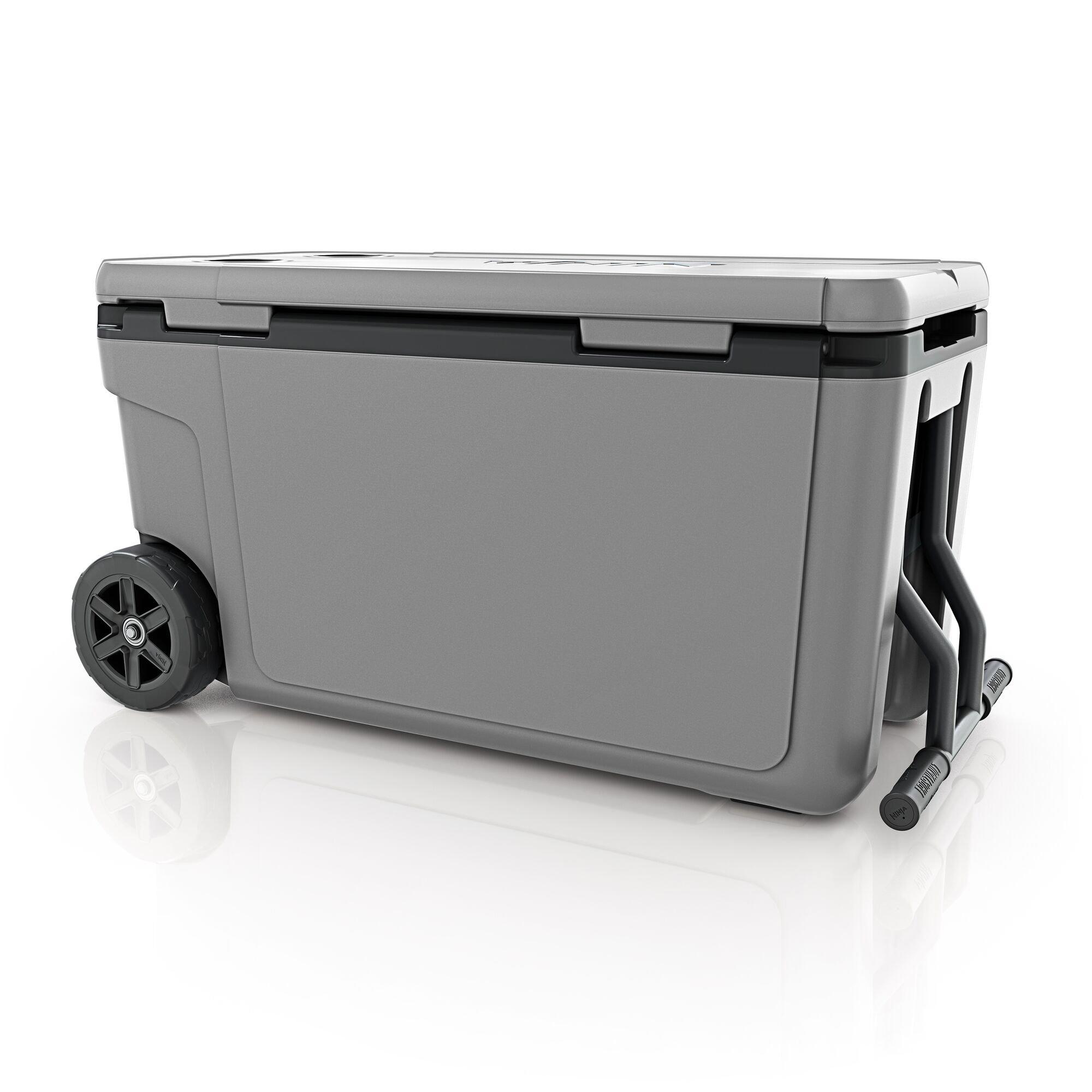 Slate Grey - Ninja - FrostVault 65QT/61L Wheeled Cooler with Dry Zone - 9