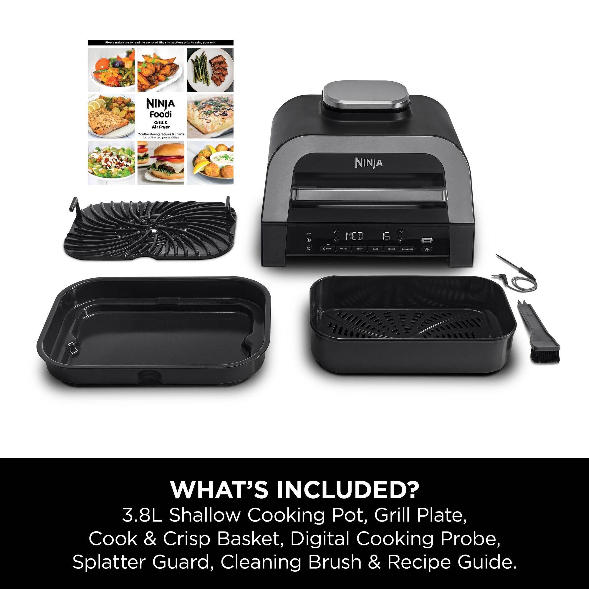 Grey / Silver - Ninja - 6-in-1 MAX Grill & Air Fryer DG551UK - 2