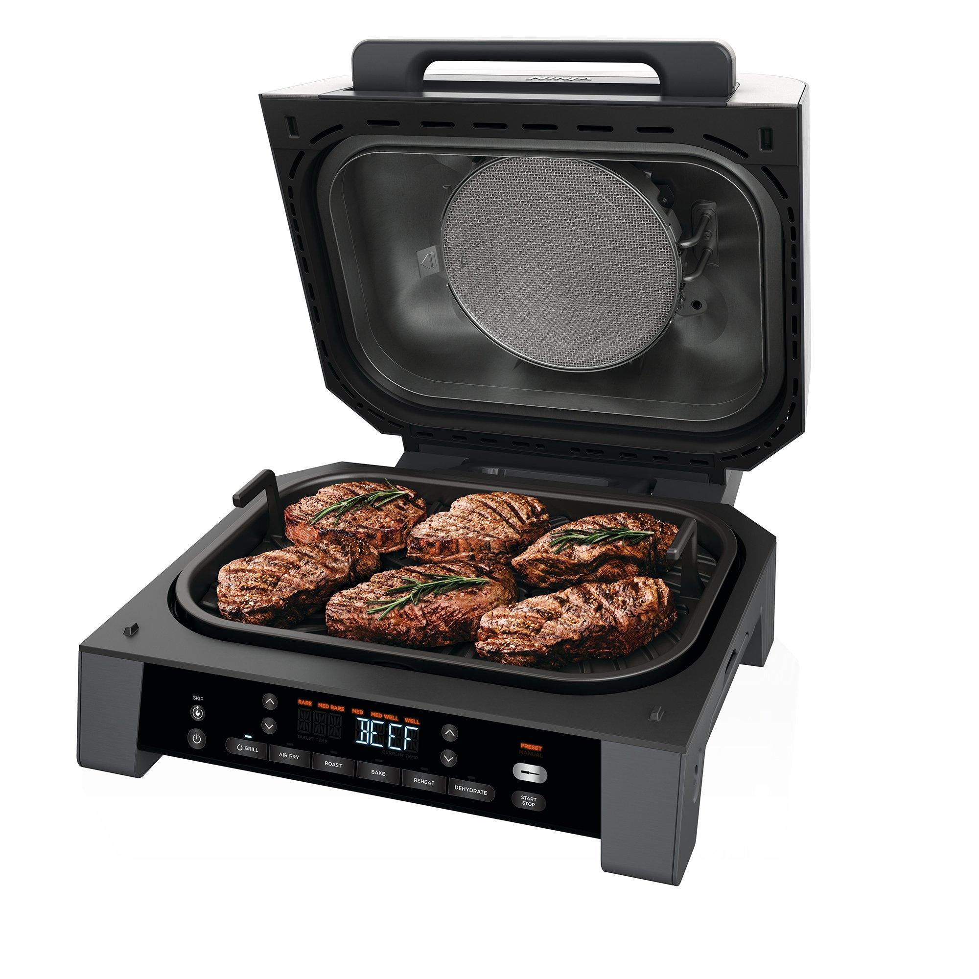 Grey / Silver - Ninja - 6-in-1 MAX Grill & Air Fryer DG551UK - 15