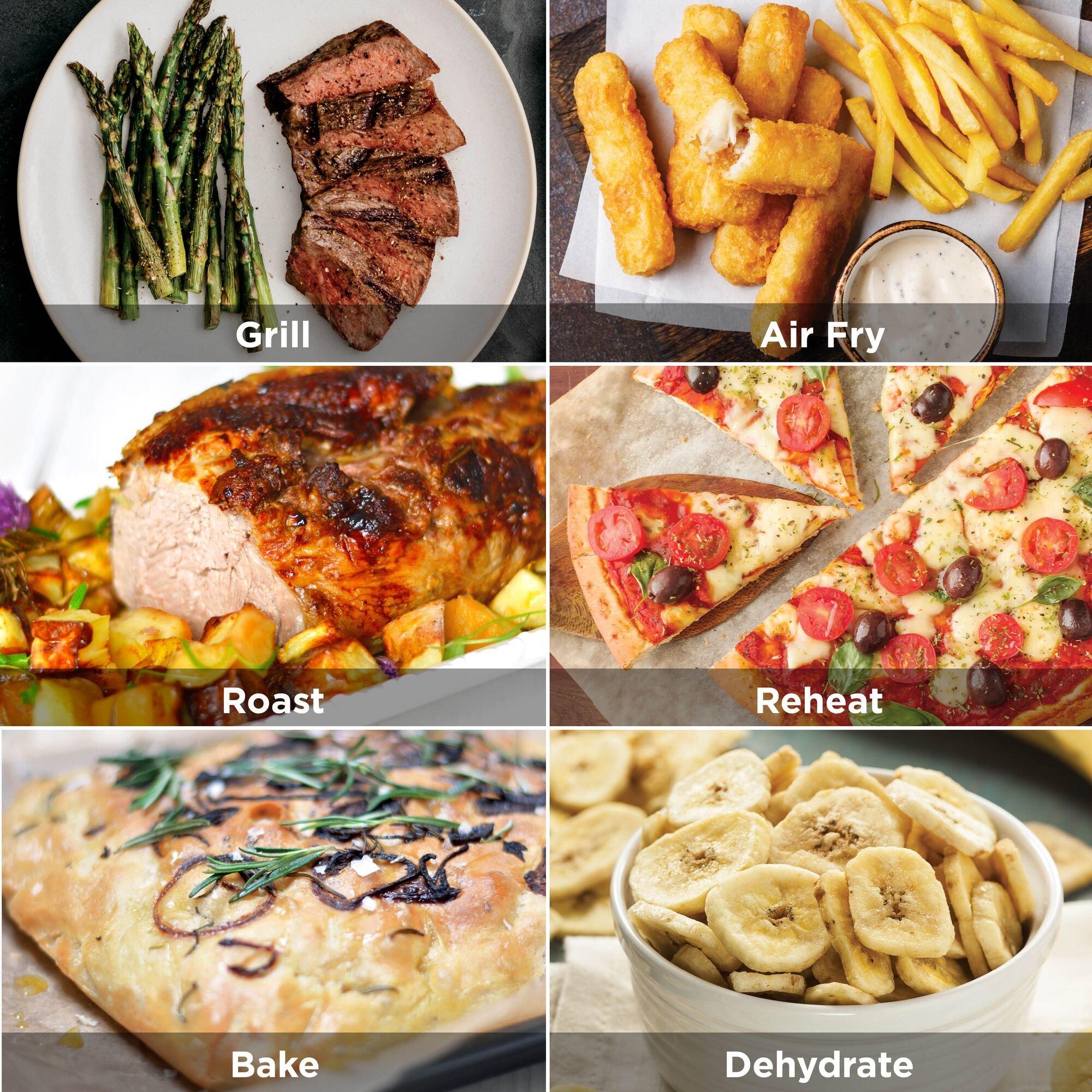 Grey / Silver - Ninja - 6-in-1 MAX Grill & Air Fryer DG551UK - 7