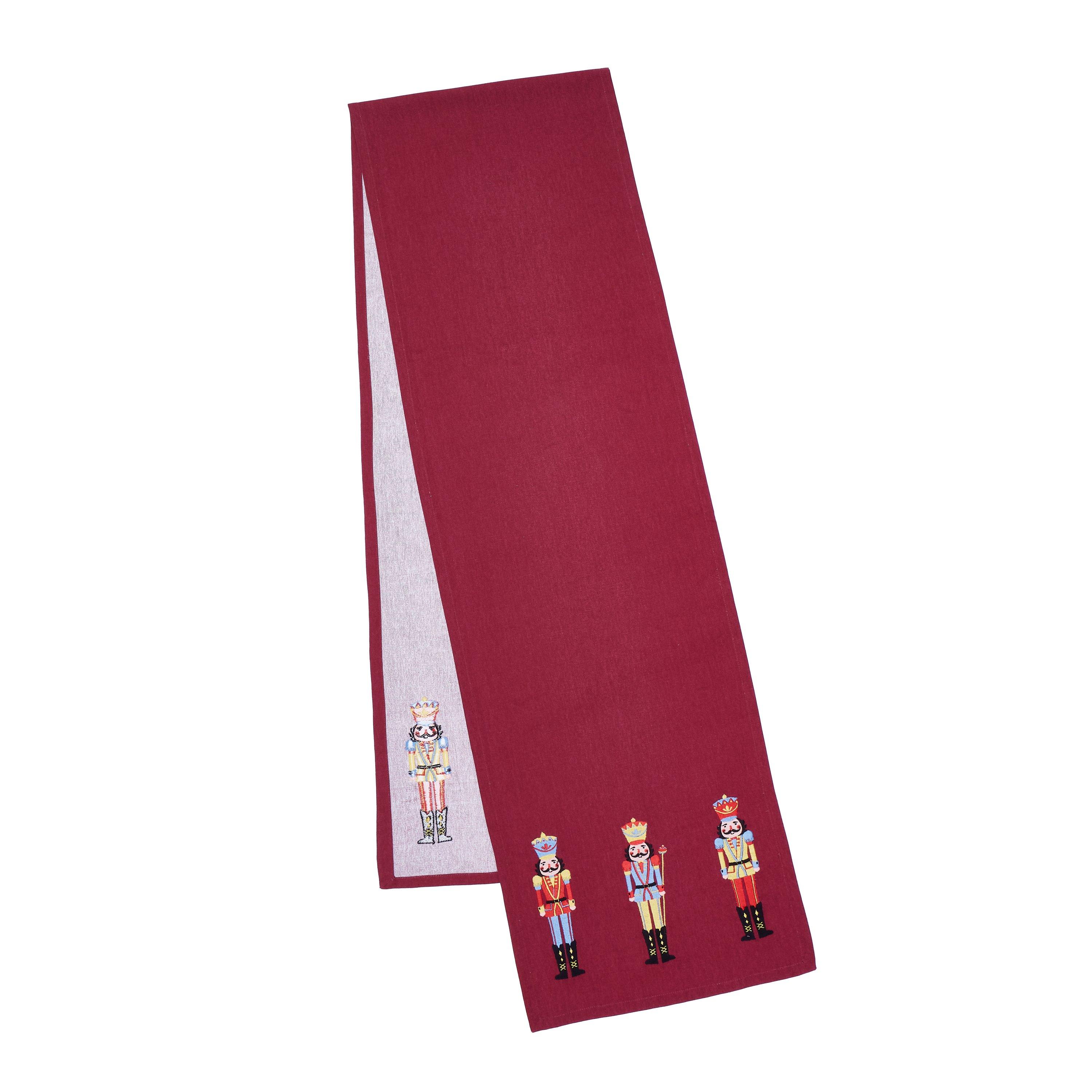 Plum - Catherine Lansfield - Christmas Nutcracker Cotton Dining Table Runner - 3