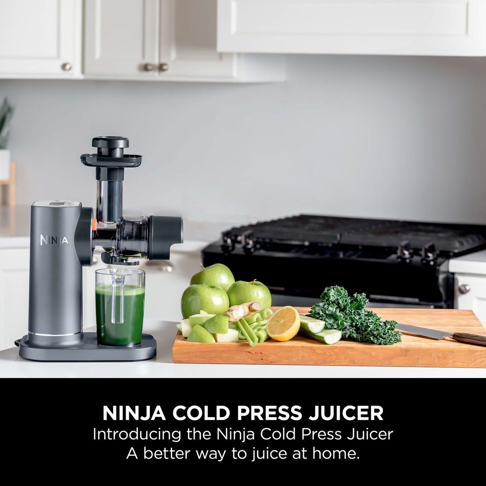 Black - Ninja - Cold Press Juicer with Anti-Clog Filter JC151UK - 3