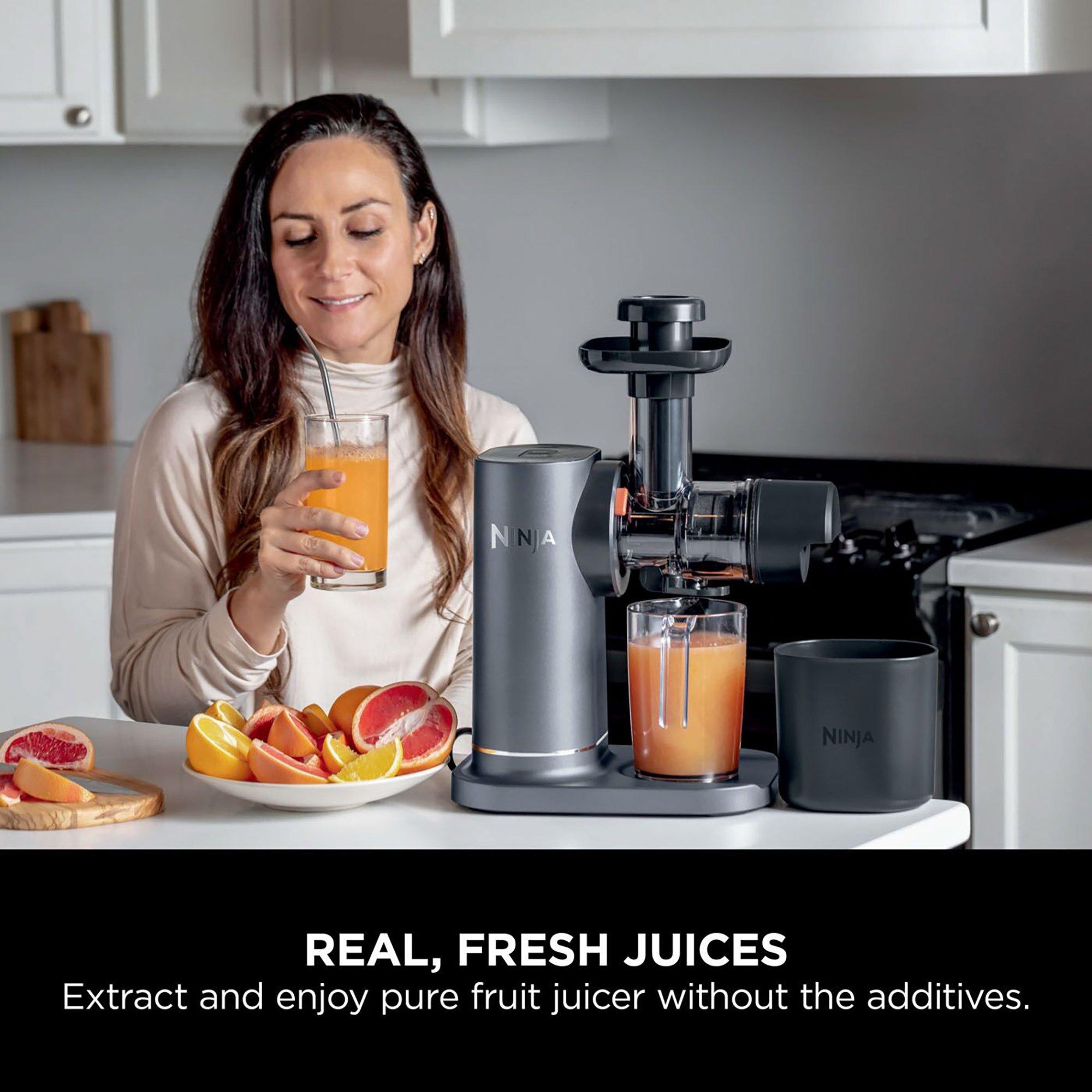 Black - Ninja - Cold Press Juicer with Anti-Clog Filter JC151UK - 4