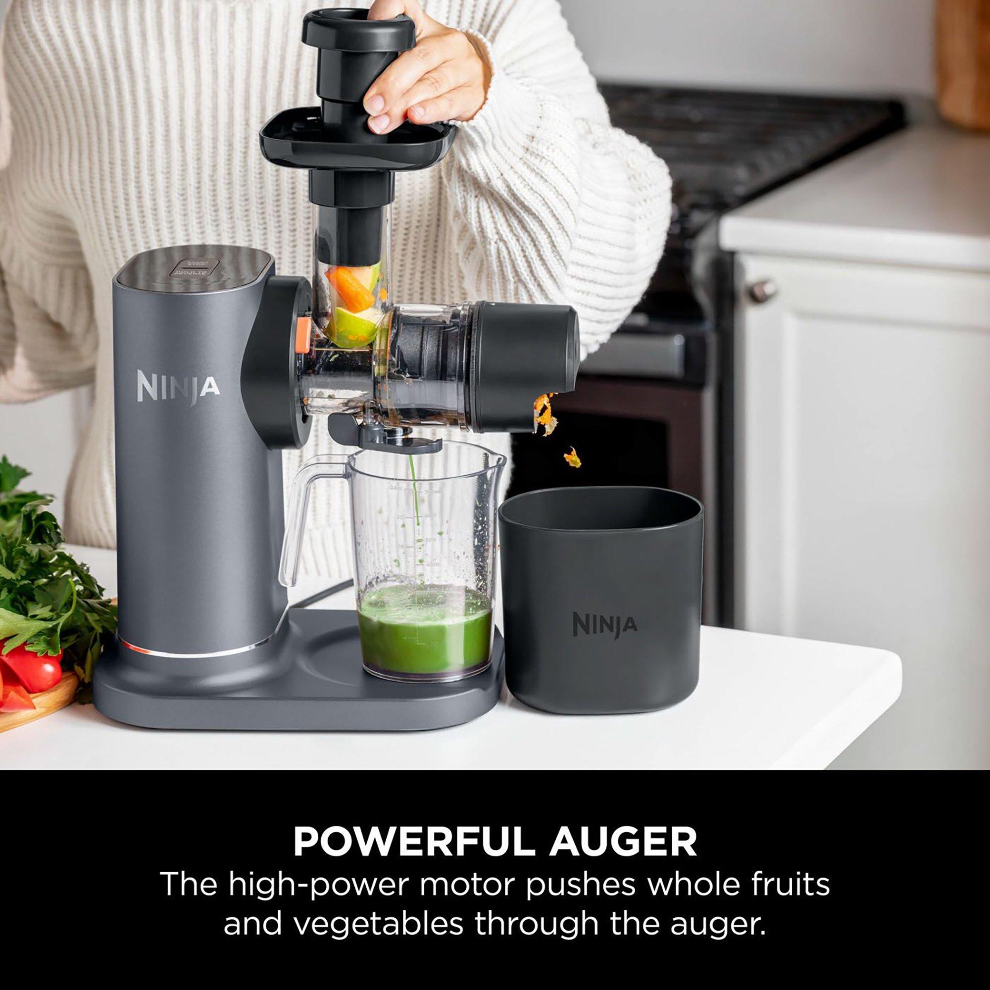Black - Ninja - Cold Press Juicer with Anti-Clog Filter JC151UK - 5