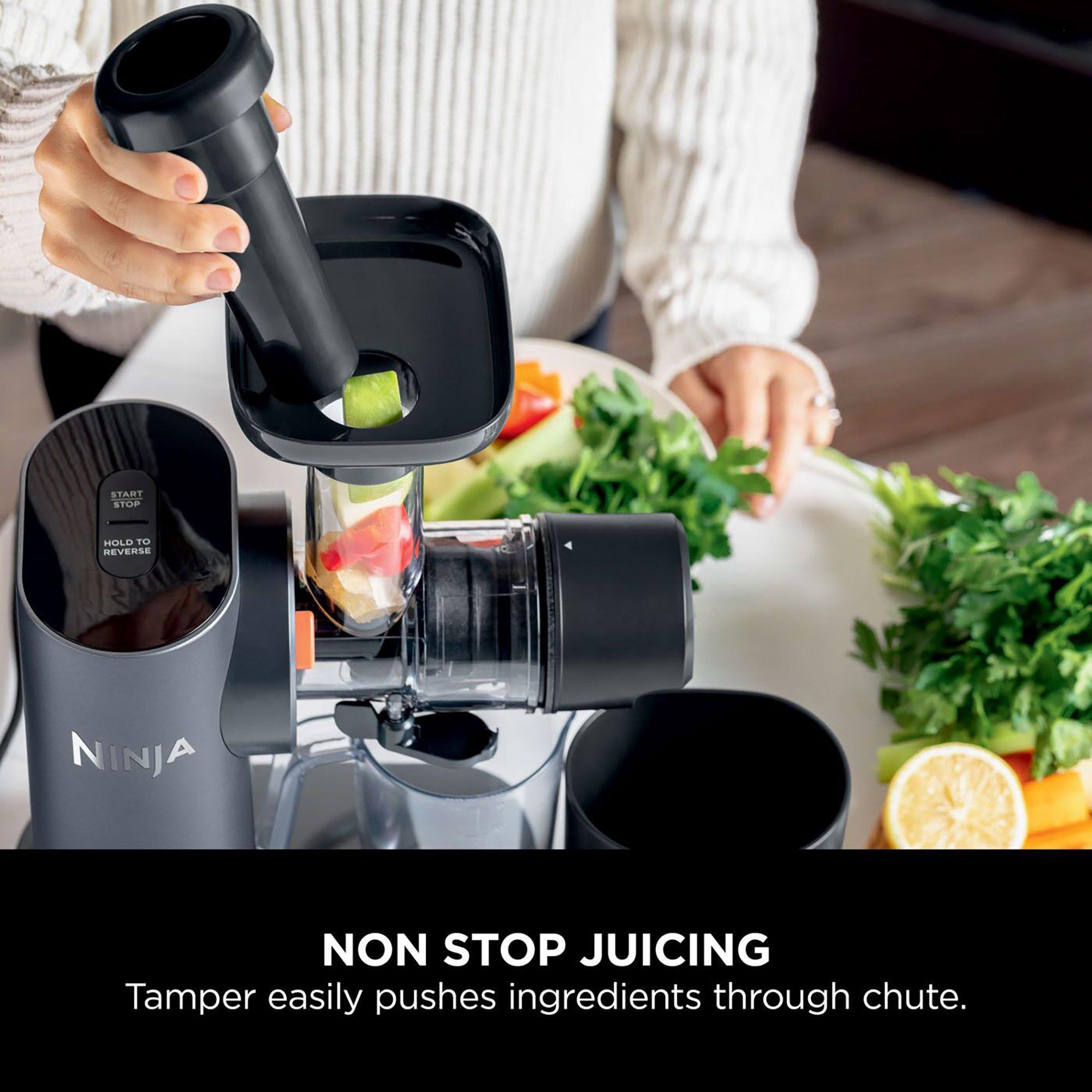 Black - Ninja - Cold Press Juicer with Anti-Clog Filter JC151UK - 9
