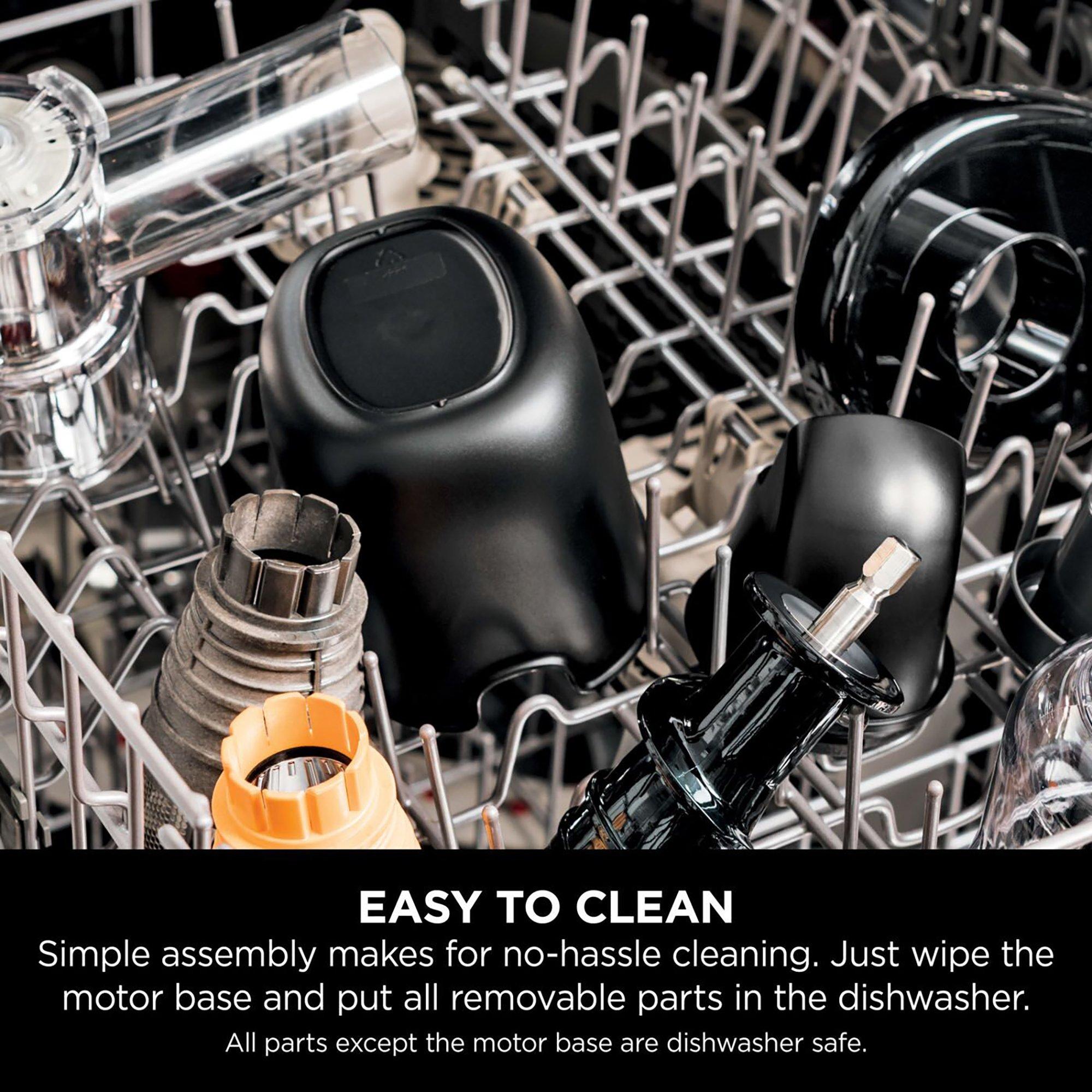 Black - Ninja - Cold Press Juicer with Anti-Clog Filter JC151UK - 10