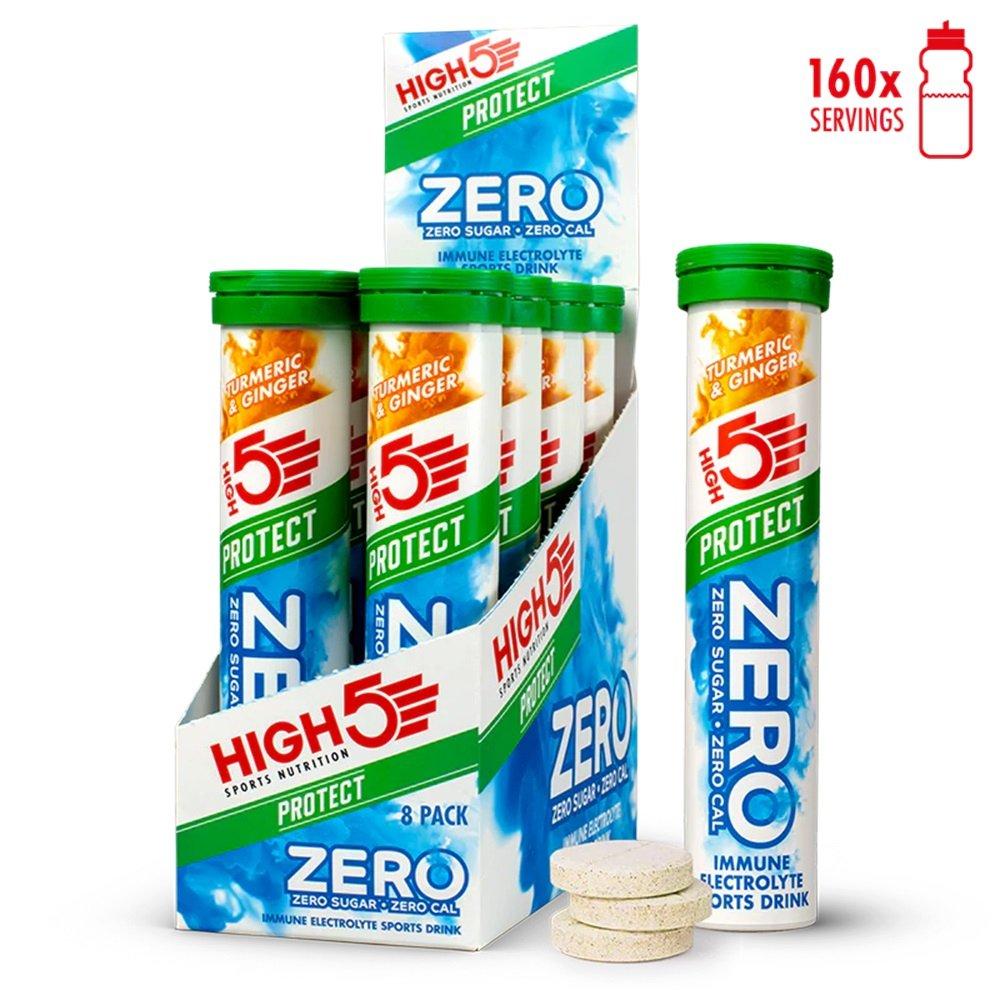 Turmeric & Ging - HIGH5 - Zero PROTECT Electrolyte Drink (8 Tubes of 20)