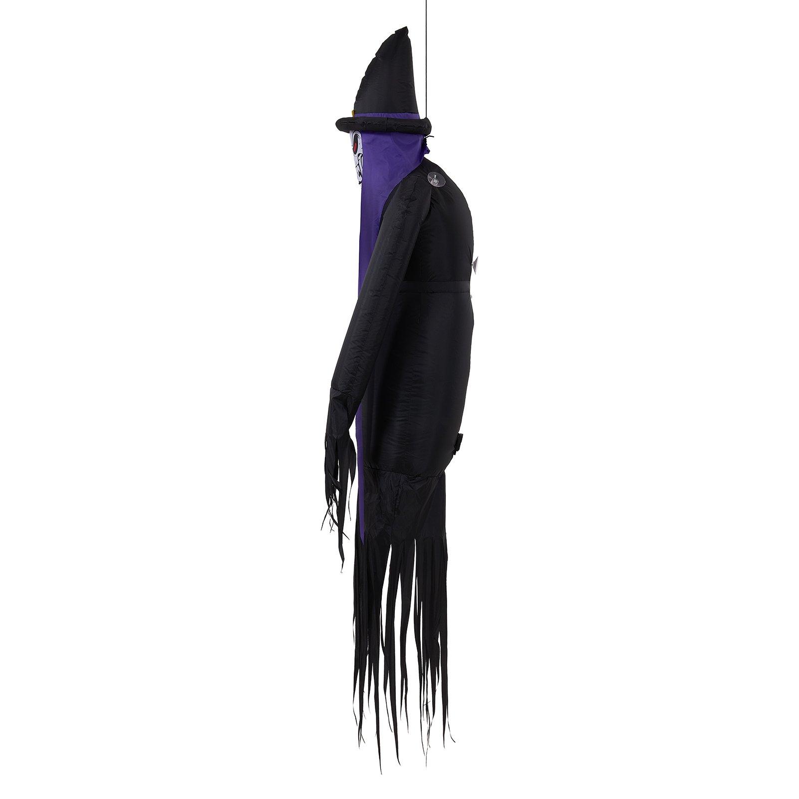 Multi - LIFE IDEAS - 182cm Blow-Up Halloween Scary Witch Inflatable - 4