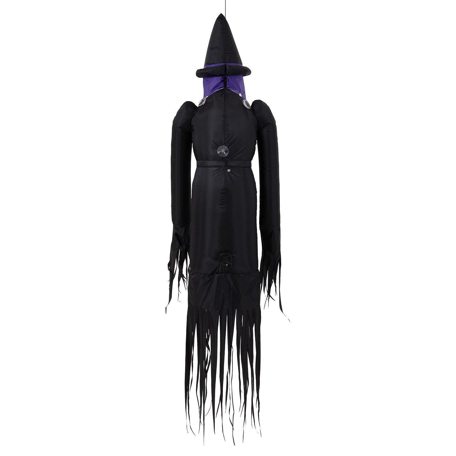 Multi - LIFE IDEAS - 182cm Blow-Up Halloween Scary Witch Inflatable - 5