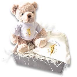 Aye Do 1st Birthday Gold Balloon Baby Gift Hamper - 3587