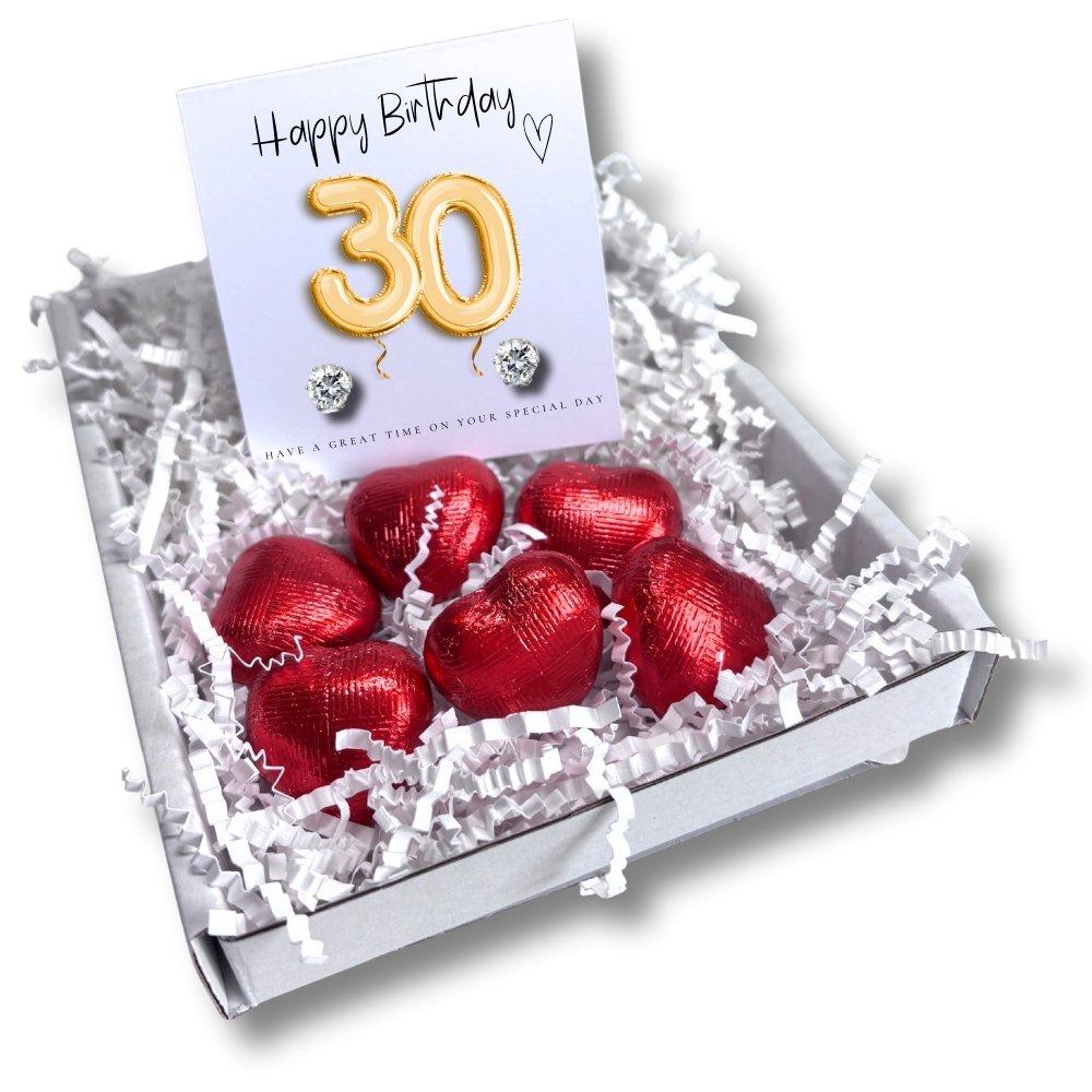 Silver - Aye Do Gifts - Gold 30th Birthday Mini Gift Hamper - Earrings - 1