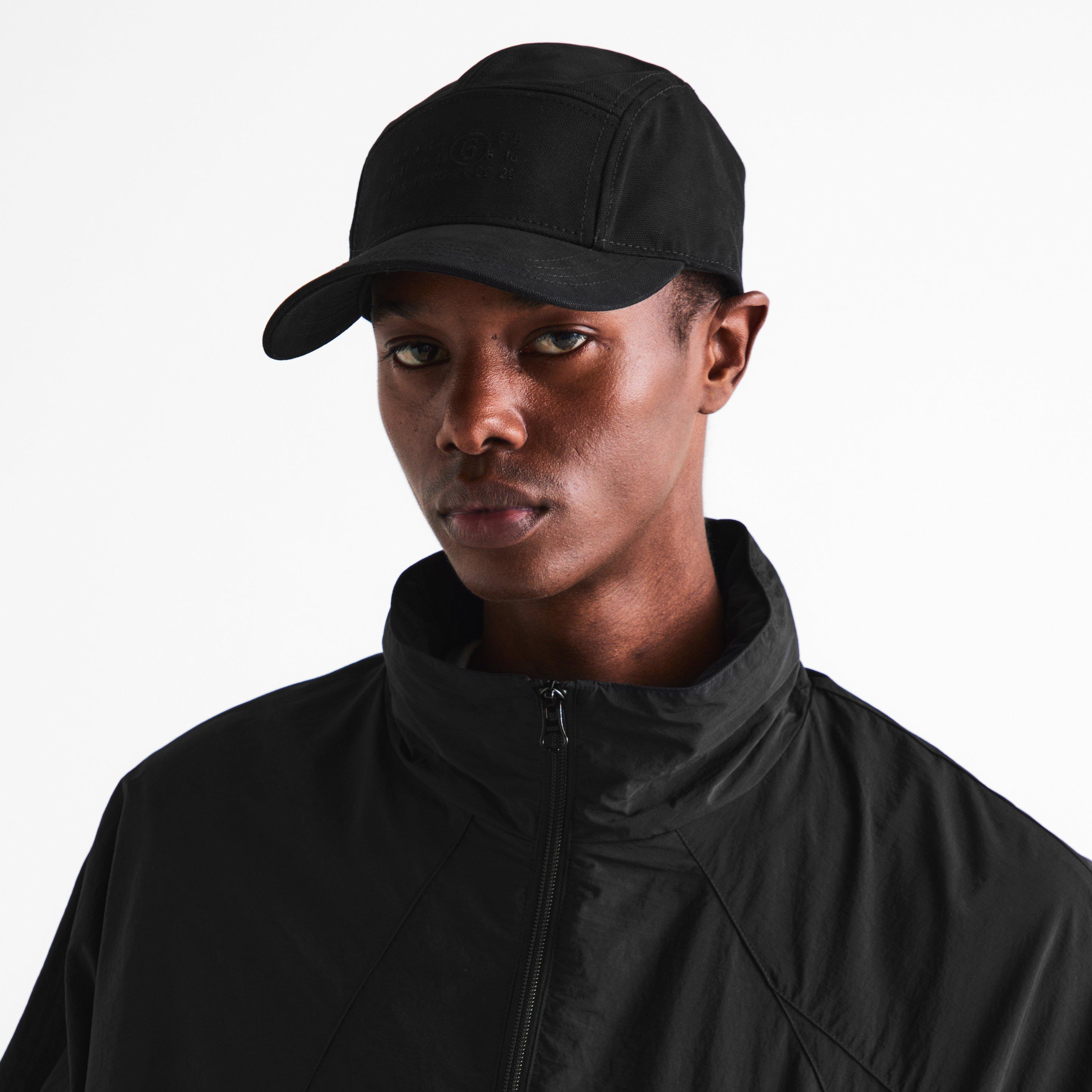 Black - MM6 Maison Margiela - Men's Canvas Baseball Cap - 3