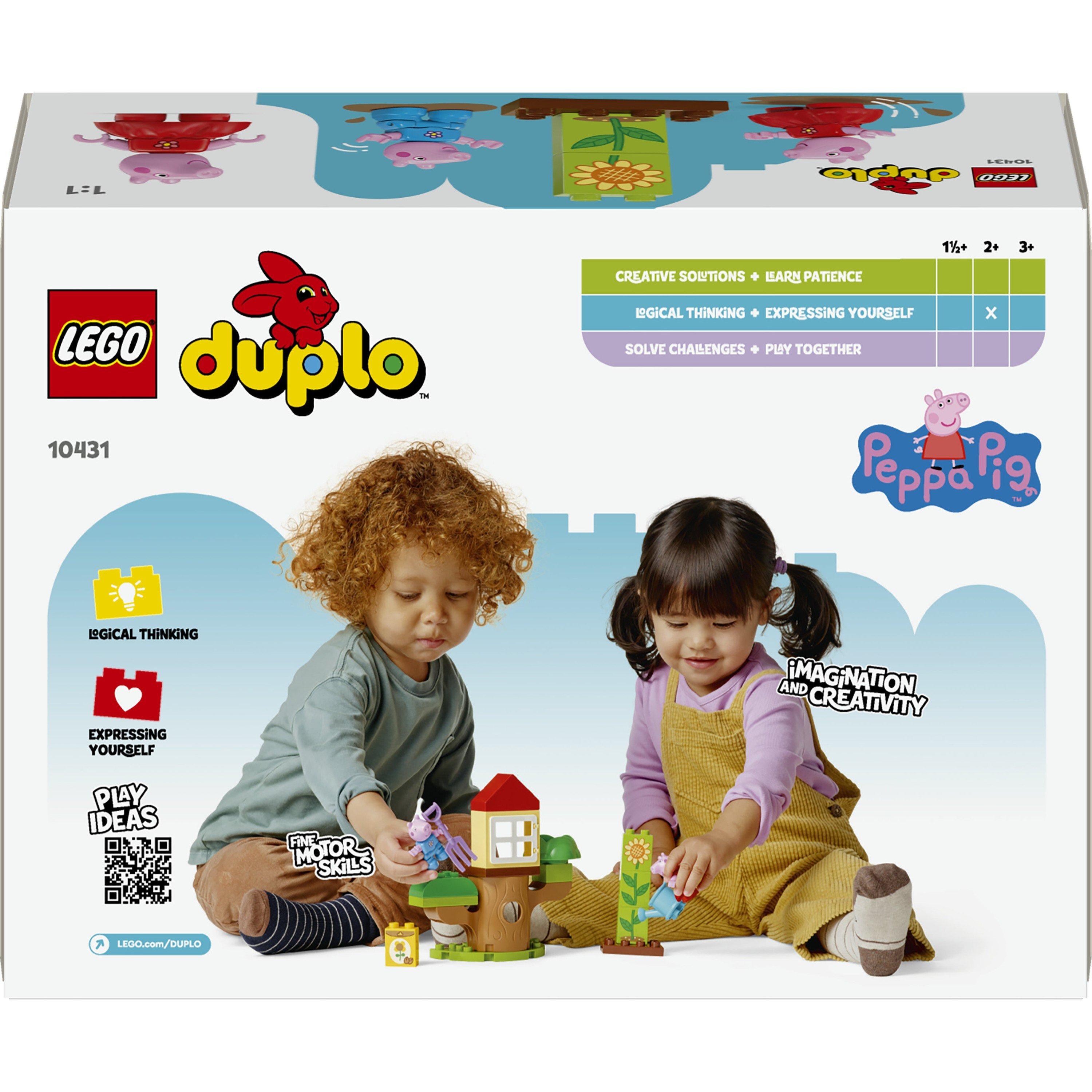 Merchandise - LEGO - DUPLO 10431 Peppa Pig Garden and Tree House - 8