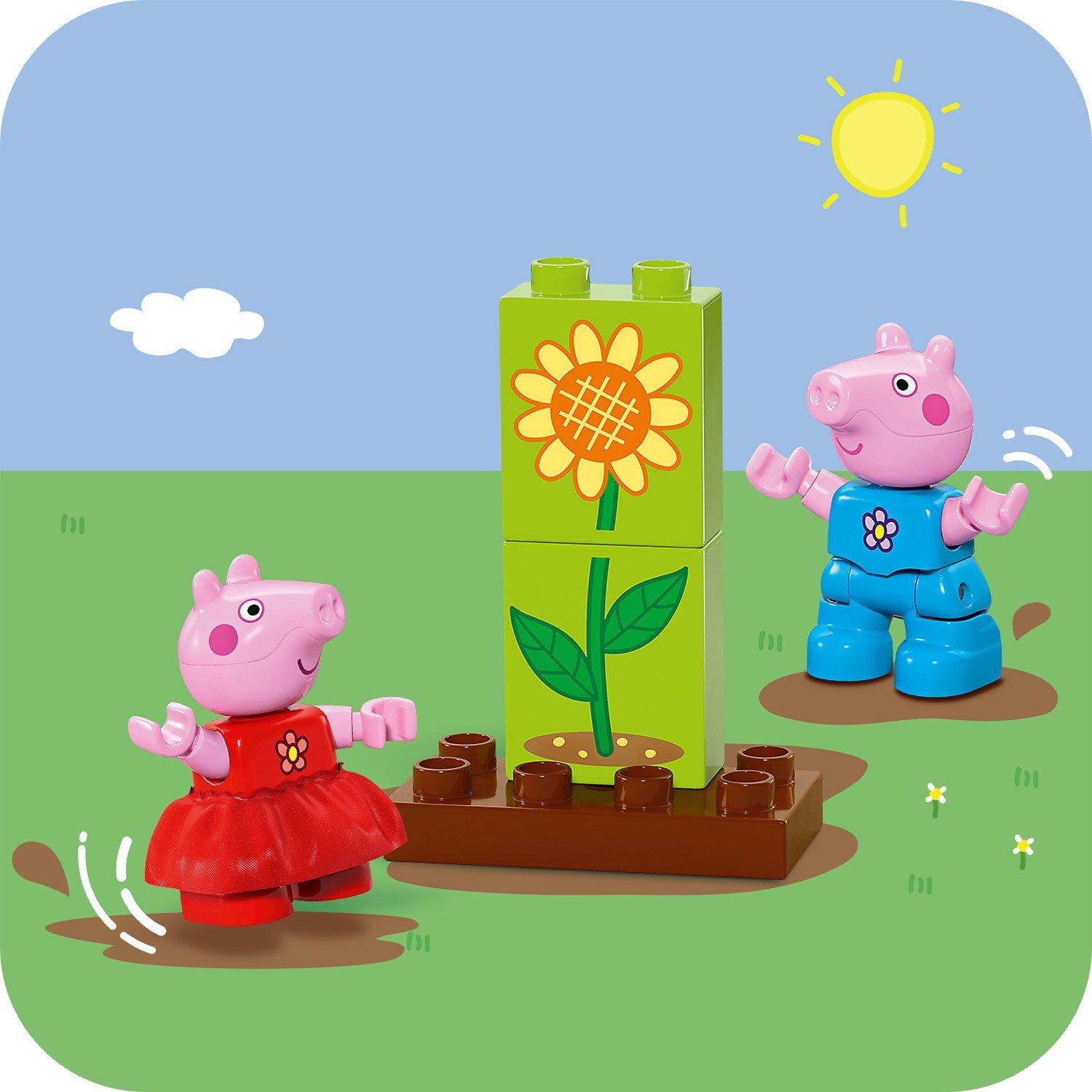 Merchandise - LEGO - DUPLO 10431 Peppa Pig Garden and Tree House - 9