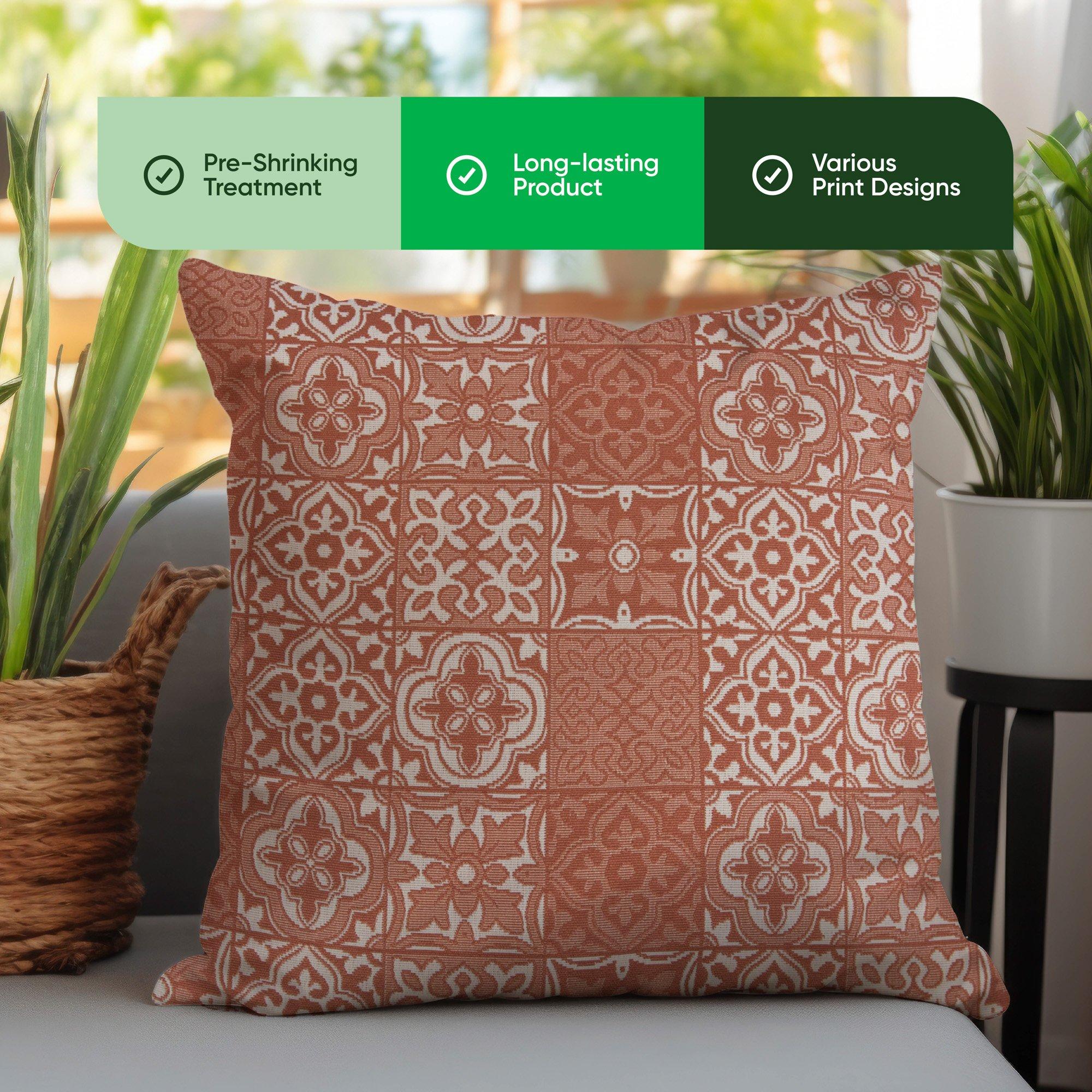 Pink - Streetwize - Outdoor Scatter Cushions Jacquard Pink - 4